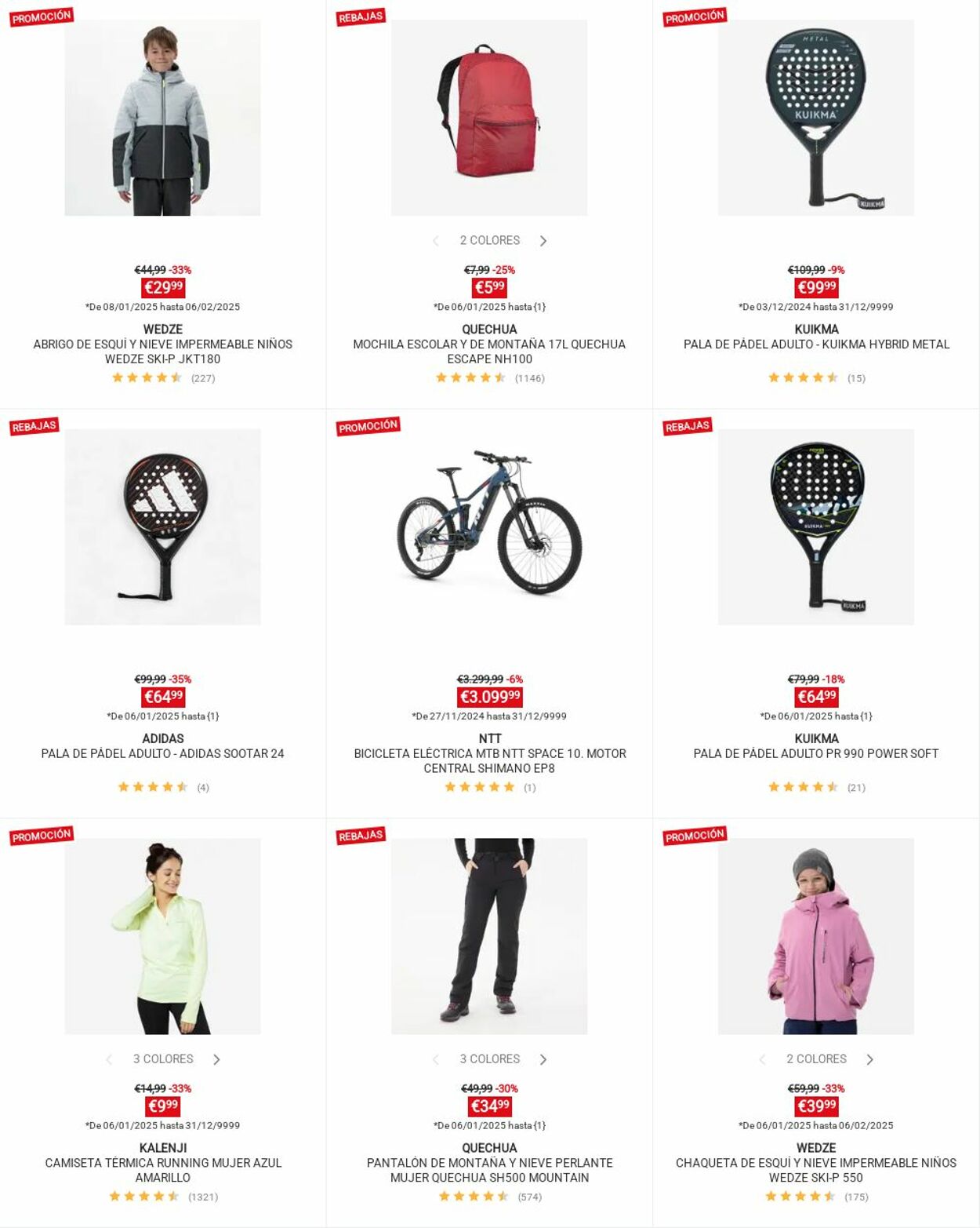 Folleto Decathlon 13.01.2025 - 19.01.2025