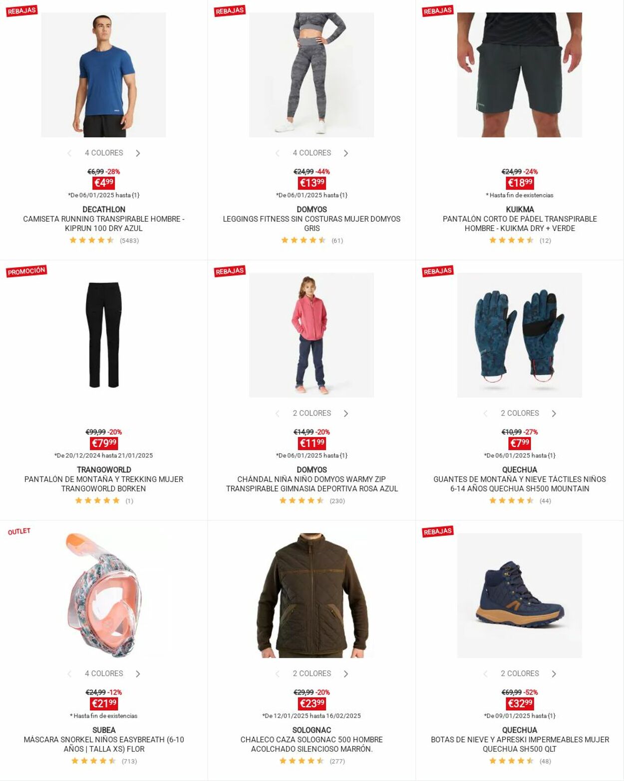 Folleto Decathlon 13.01.2025 - 19.01.2025