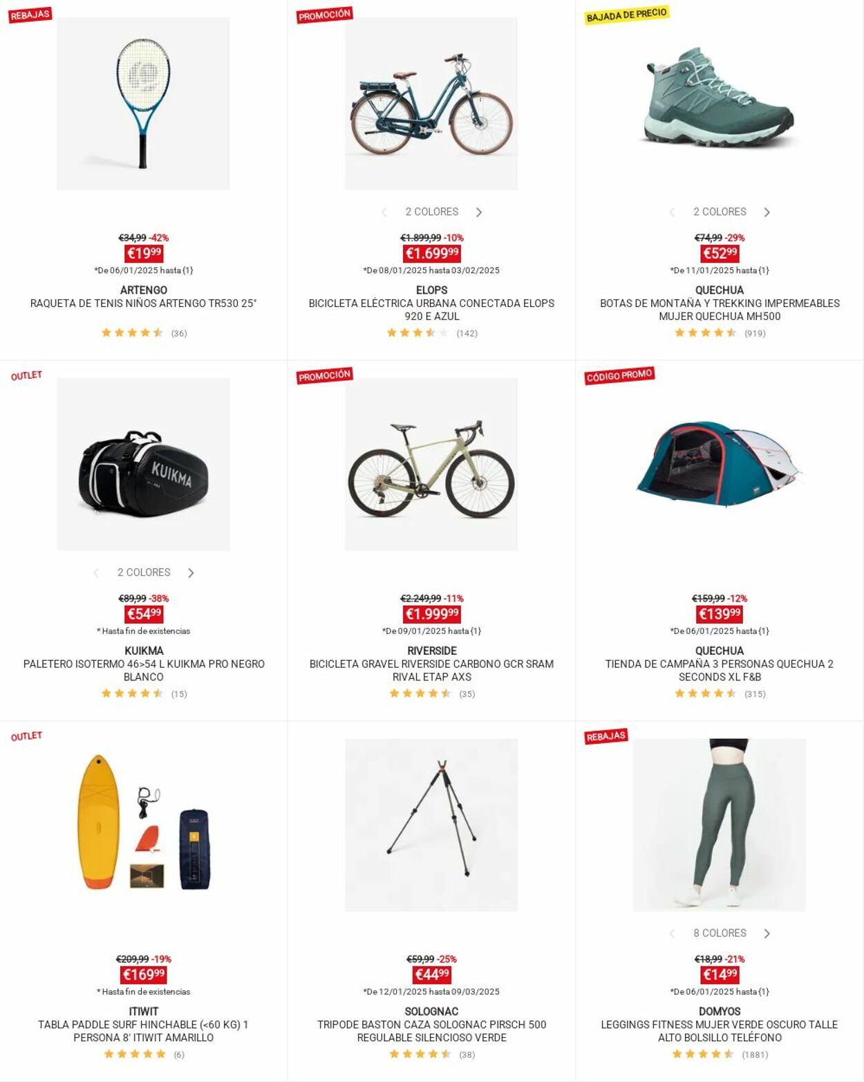 Folleto Decathlon 13.01.2025 - 19.01.2025