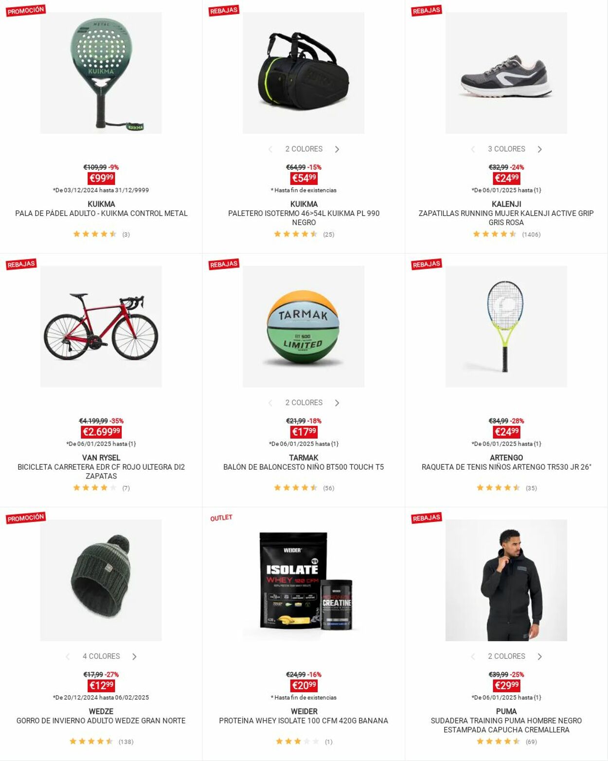 Folleto Decathlon 06.01.2025 - 12.01.2025