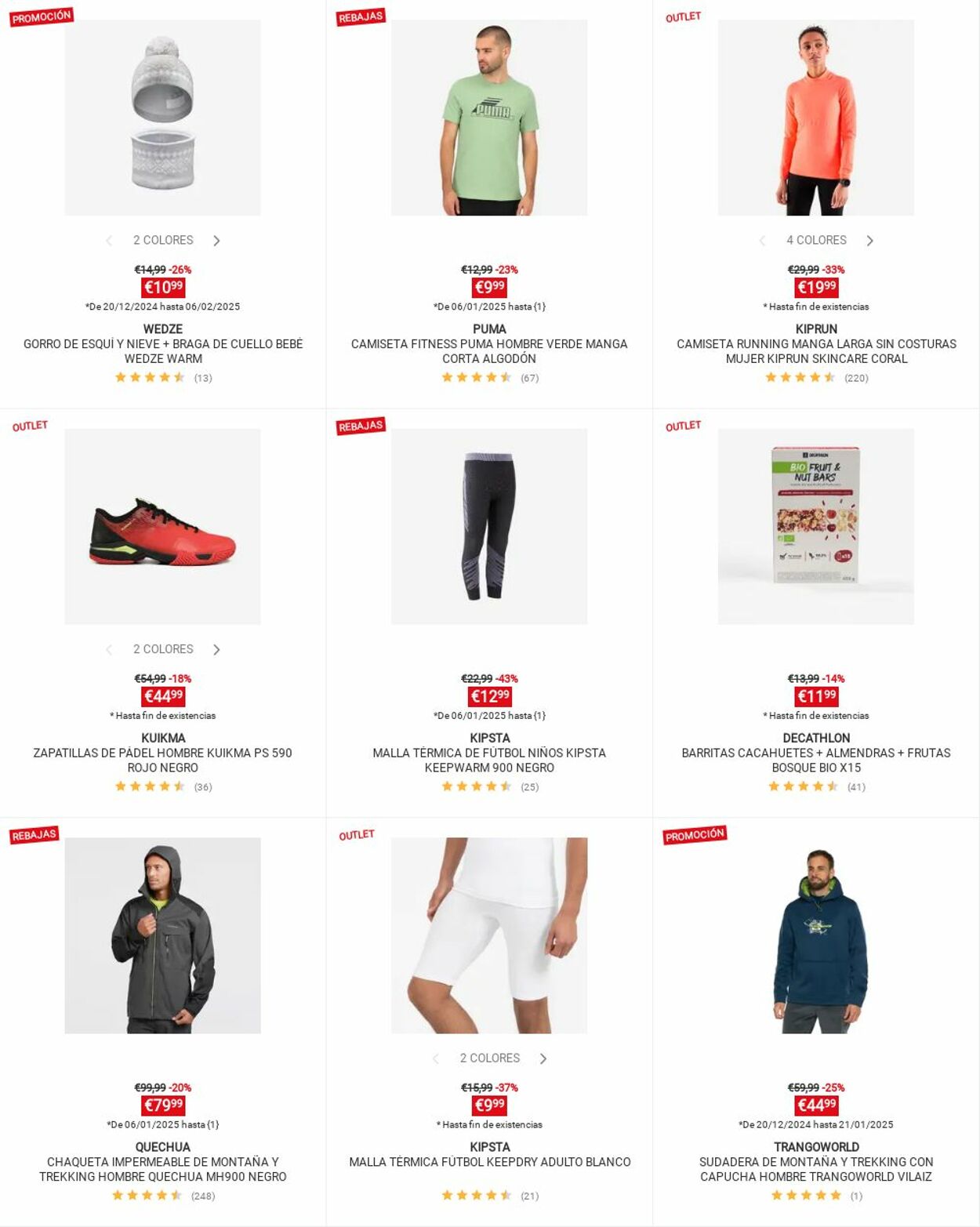 Folleto Decathlon 06.01.2025 - 12.01.2025