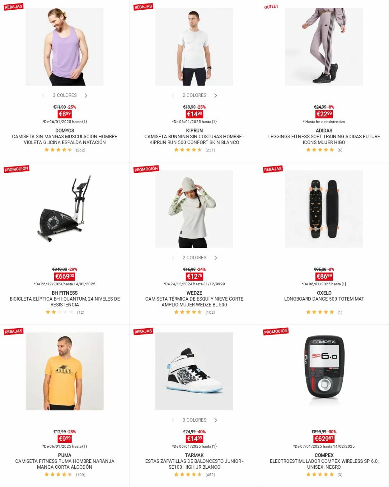 Folleto Decathlon 06.01.2025 - 12.01.2025