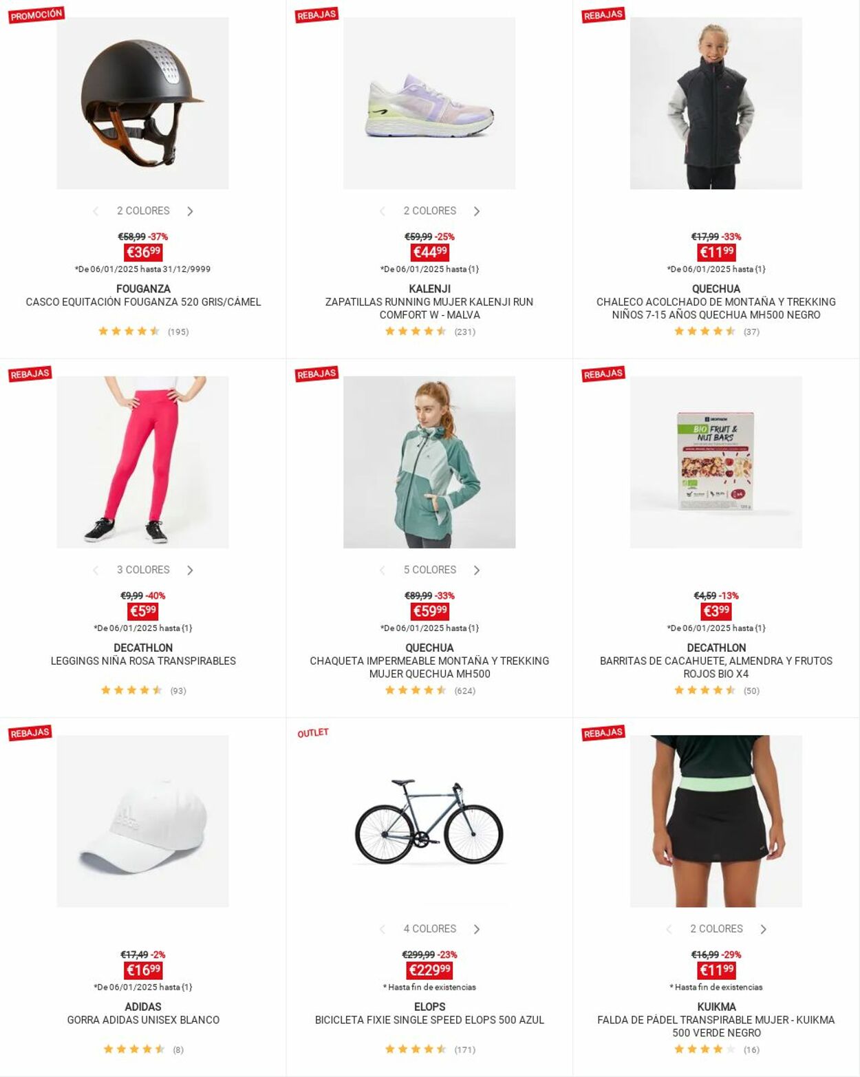 Folleto Decathlon 06.01.2025 - 12.01.2025