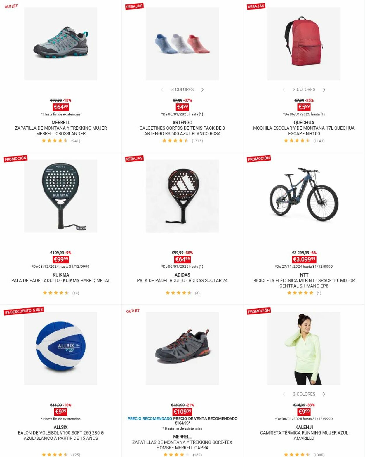 Folleto Decathlon 06.01.2025 - 12.01.2025