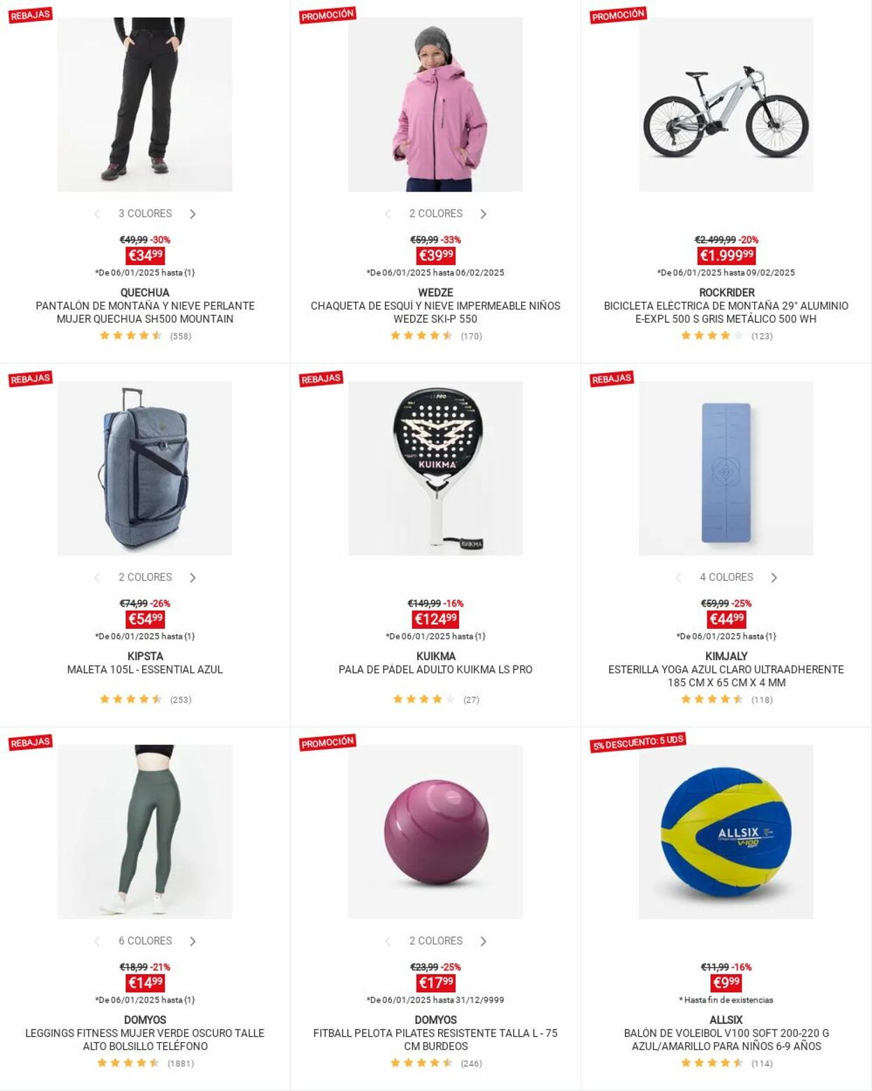 Folleto Decathlon 06.01.2025 - 12.01.2025