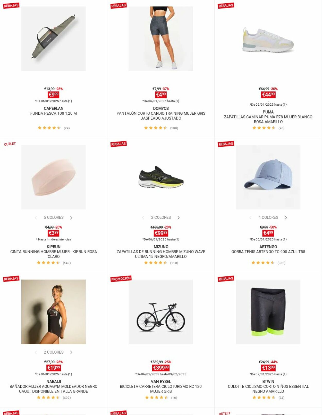 Folleto Decathlon 06.01.2025 - 12.01.2025