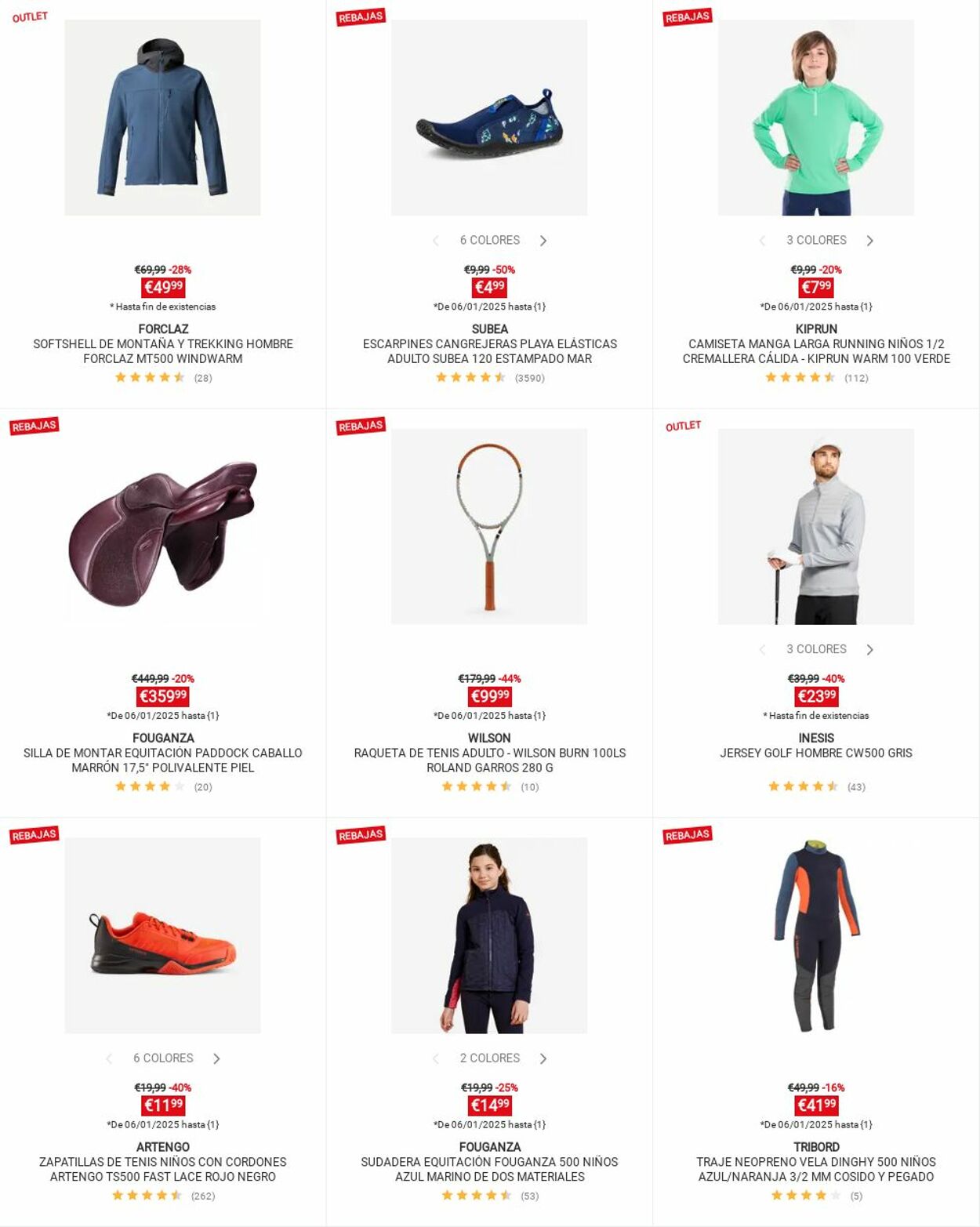 Folleto Decathlon 06.01.2025 - 12.01.2025