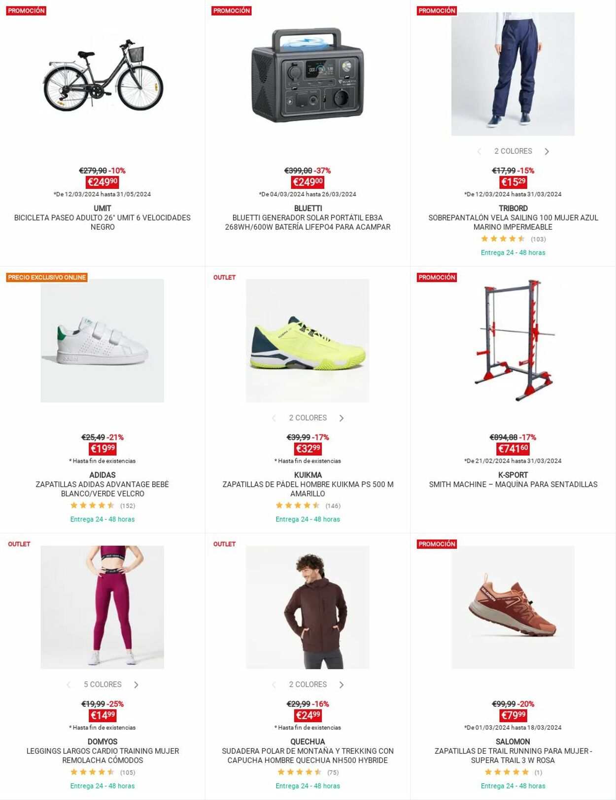 Folleto Decathlon 18.03.2024 - 24.03.2024