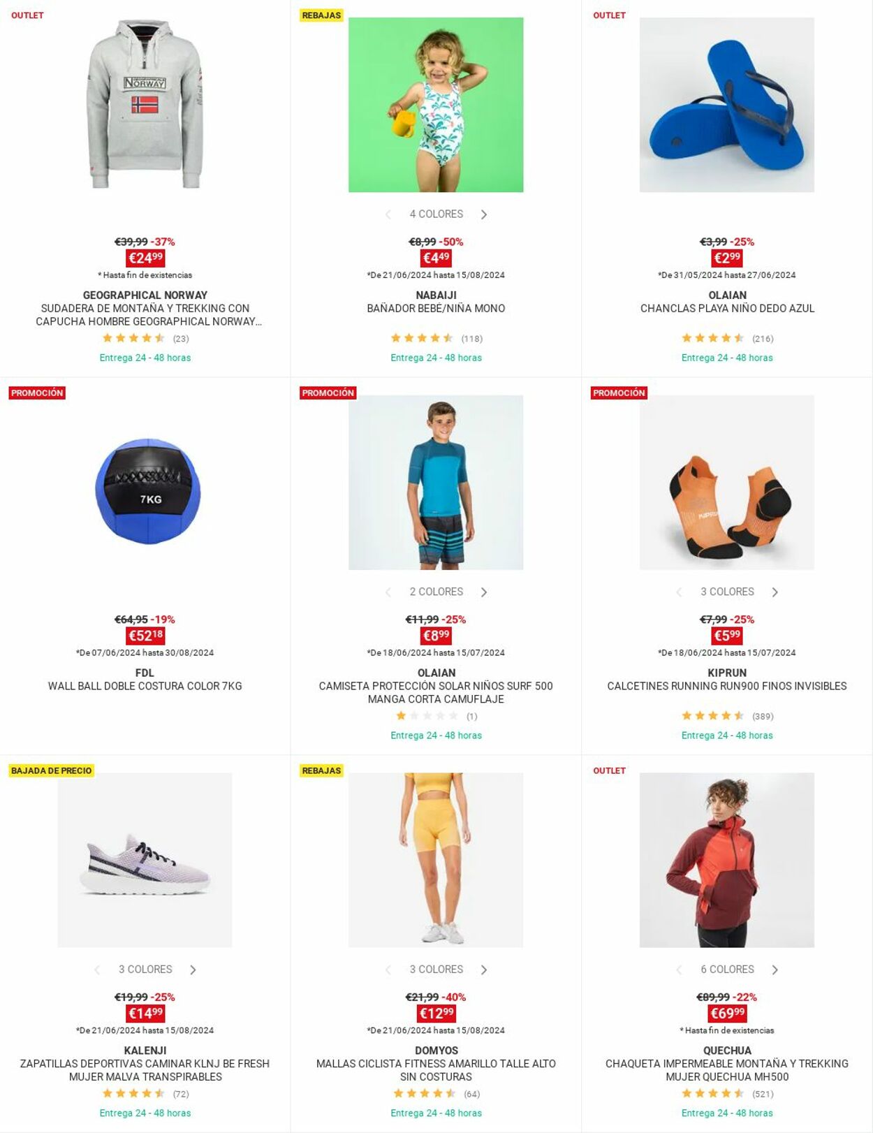 Folleto Decathlon 24.06.2024 - 08.07.2024