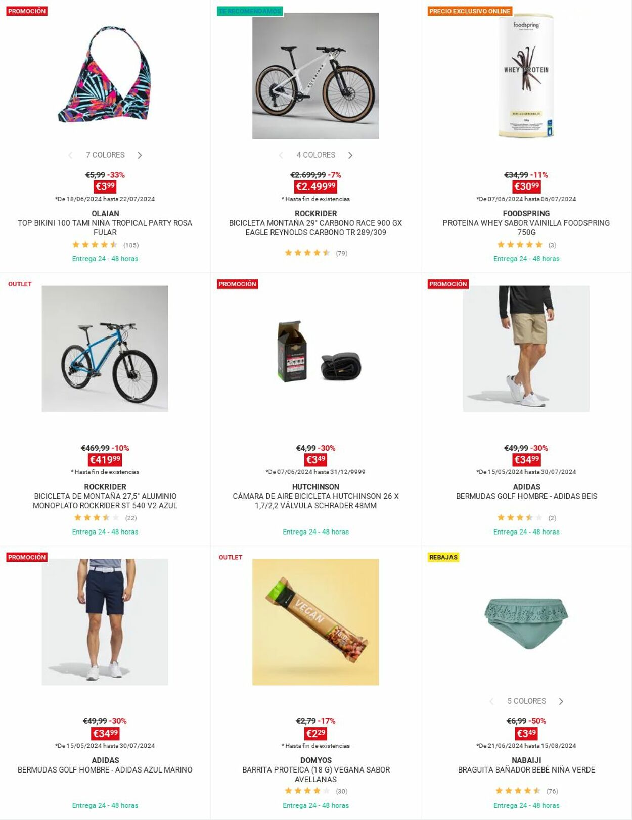 Folleto Decathlon 24.06.2024 - 08.07.2024