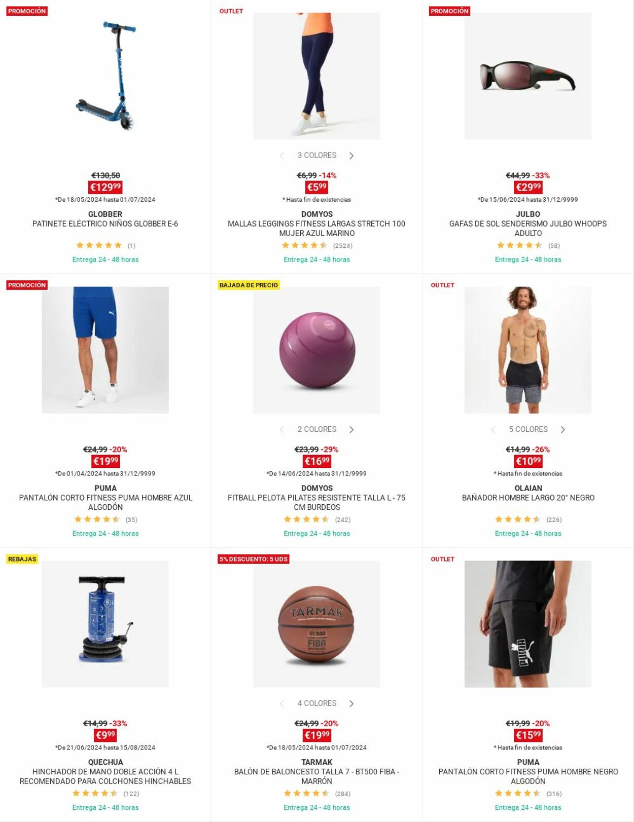 Folleto Decathlon 24.06.2024 - 08.07.2024