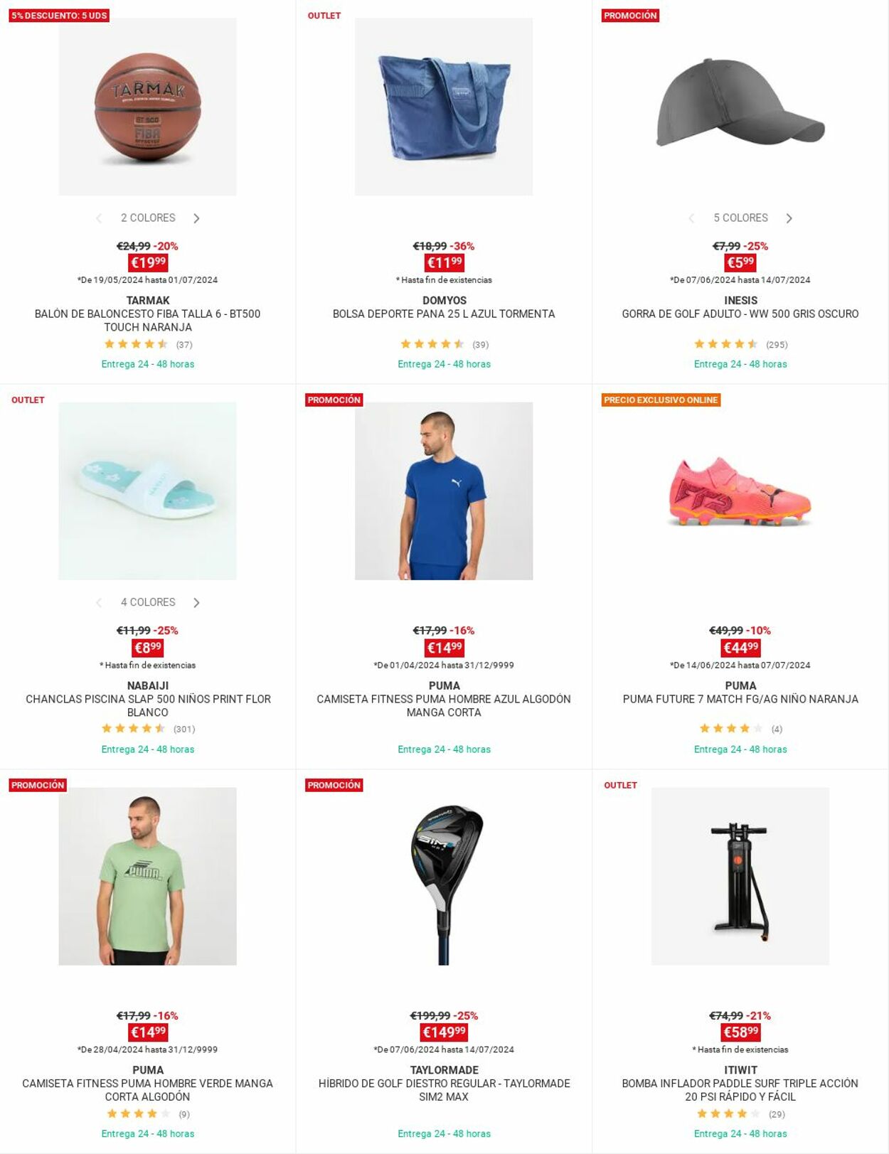 Folleto Decathlon 24.06.2024 - 08.07.2024