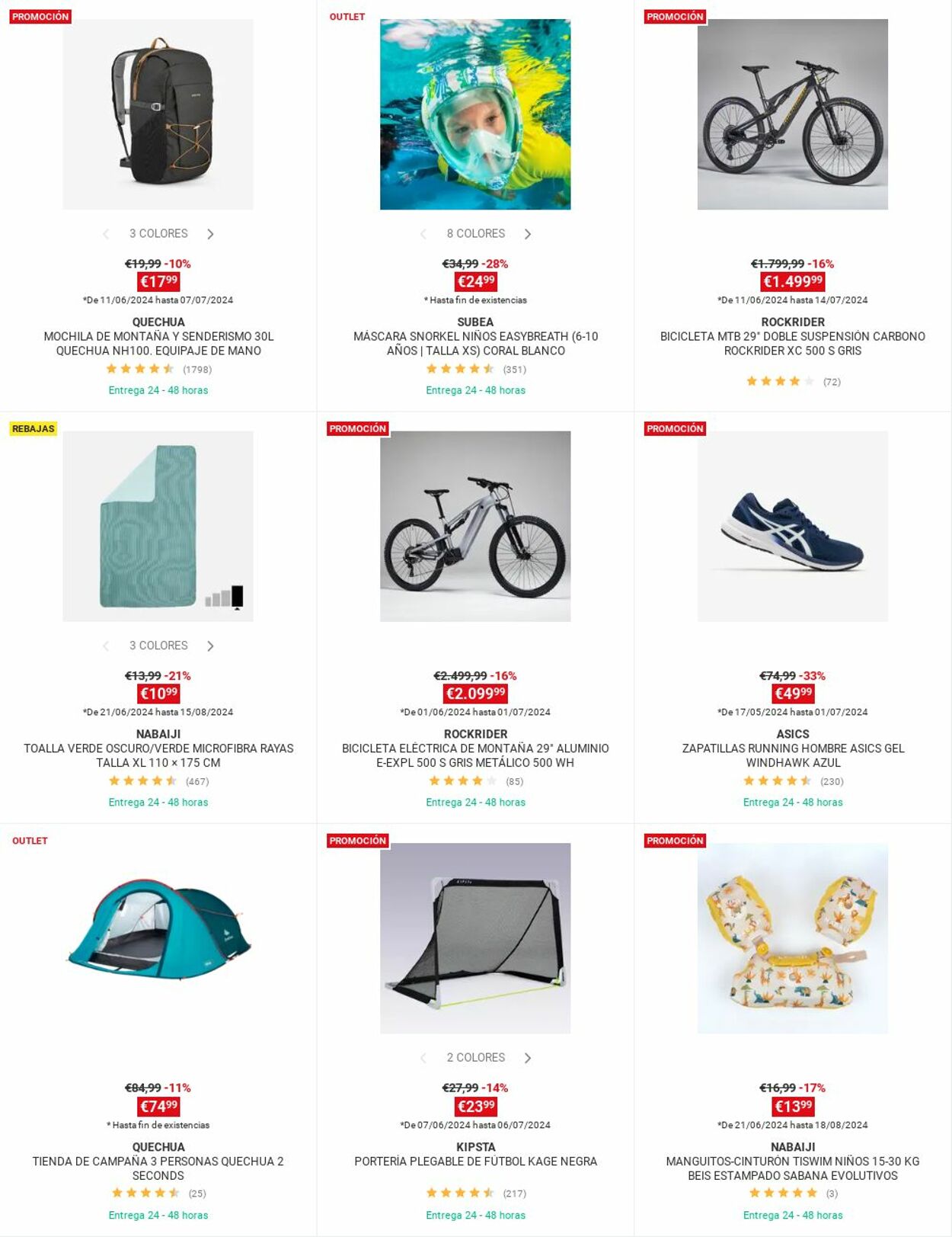 Folleto Decathlon 24.06.2024 - 08.07.2024