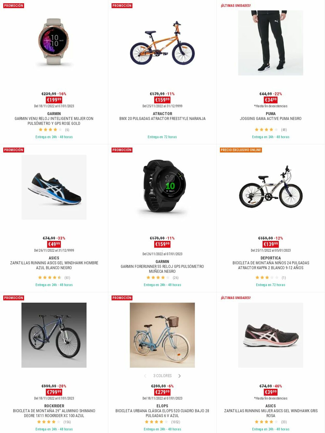 Folleto Decathlon 26.12.2022 - 02.01.2023