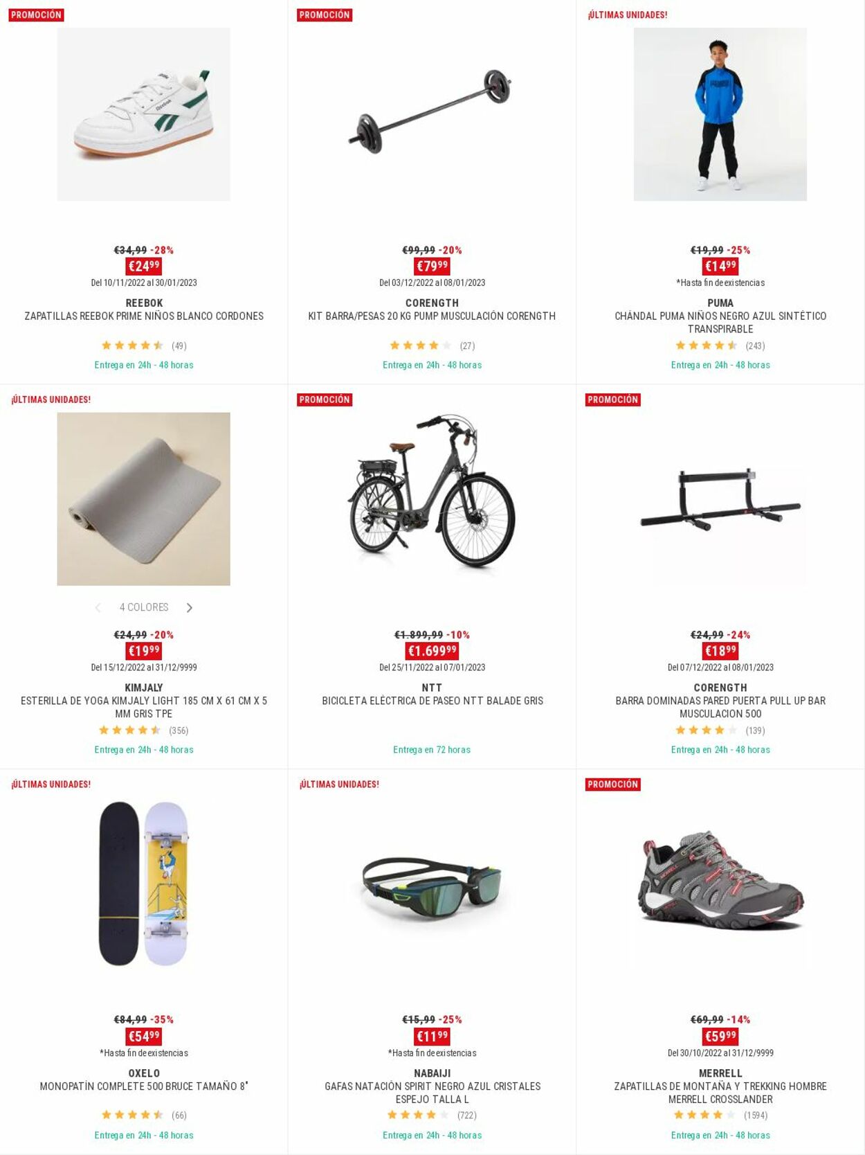 Folleto Decathlon 26.12.2022 - 02.01.2023