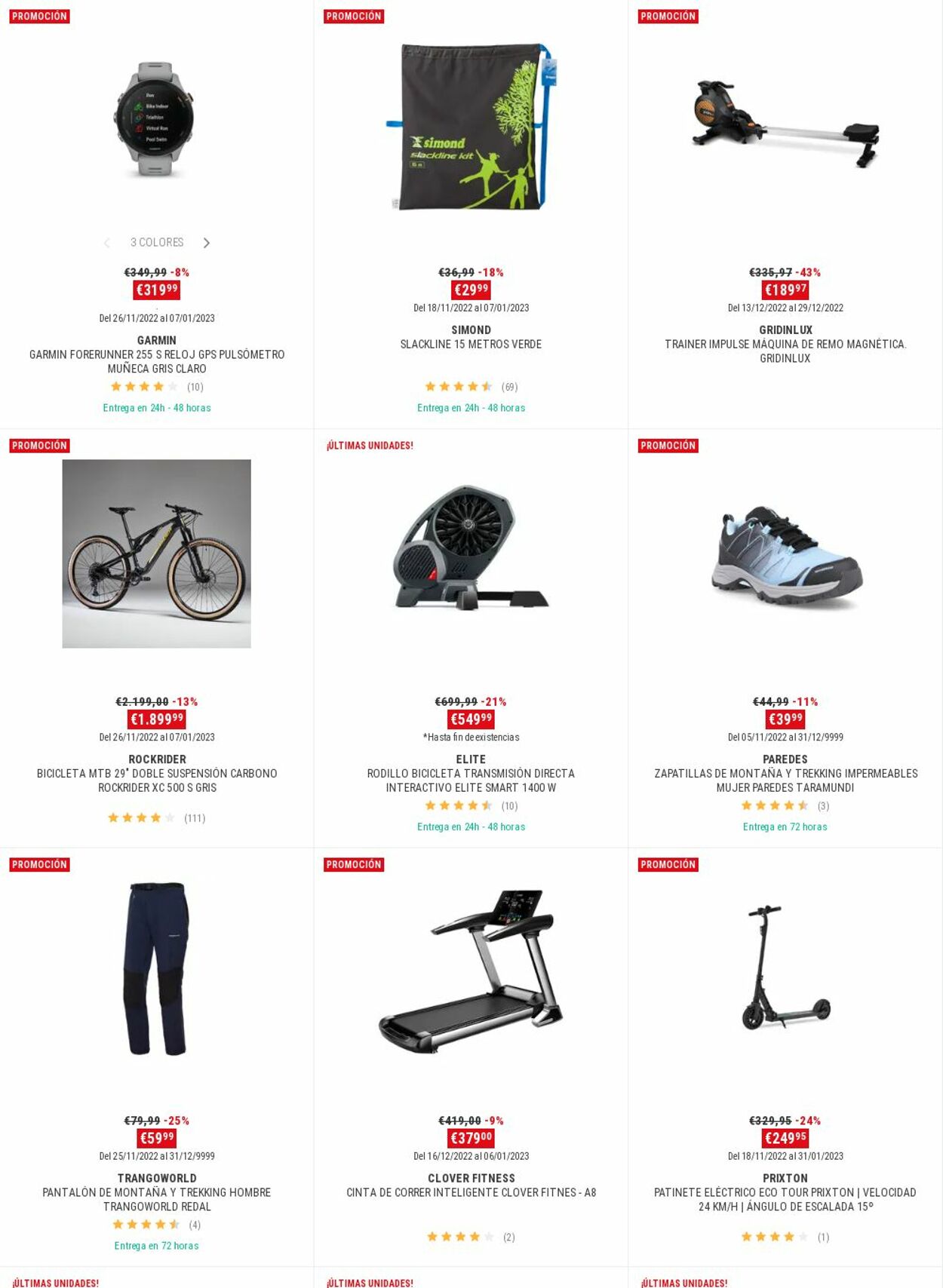 Folleto Decathlon 26.12.2022 - 02.01.2023