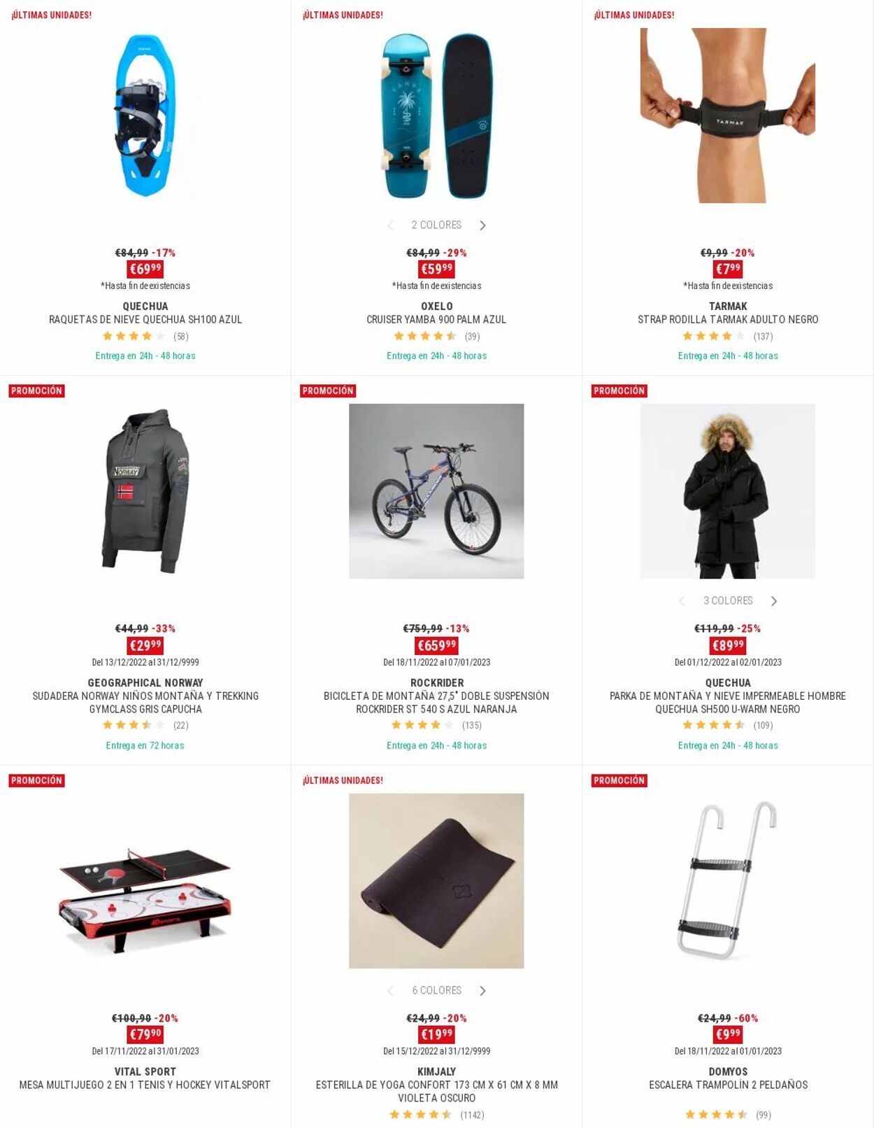 Folleto Decathlon 26.12.2022 - 02.01.2023