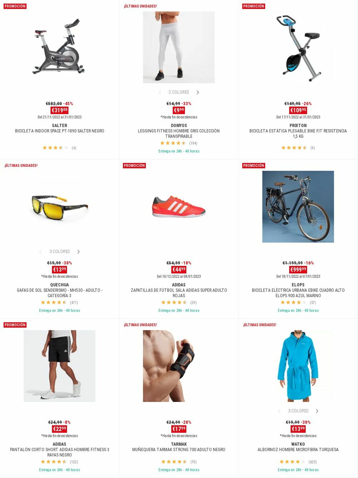 Folleto Decathlon 26.12.2022 - 02.01.2023