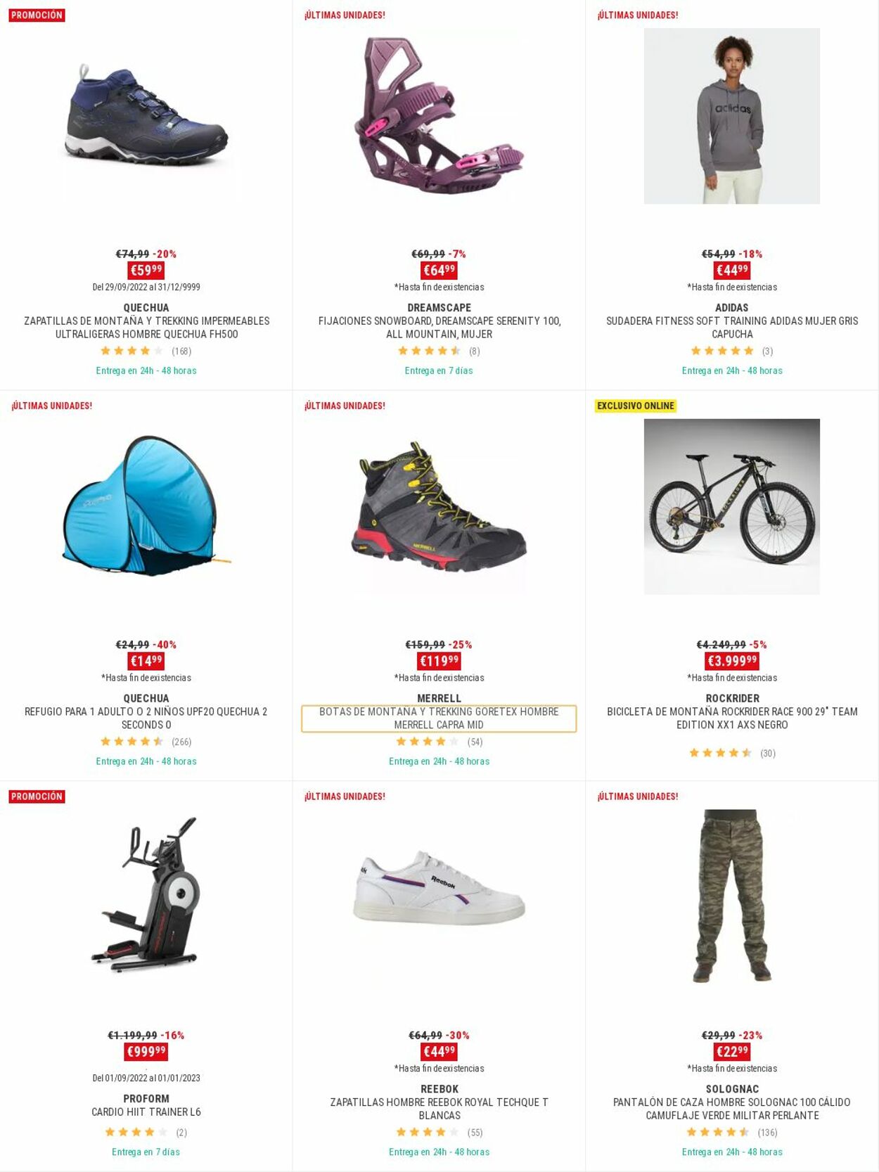 Folleto Decathlon 26.12.2022 - 02.01.2023