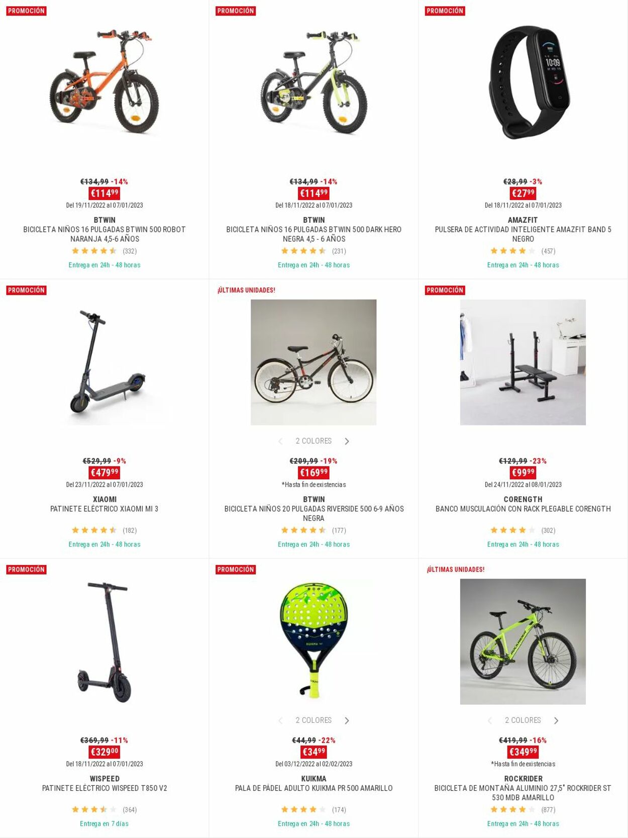 Folleto Decathlon 02.01.2023 - 09.01.2023