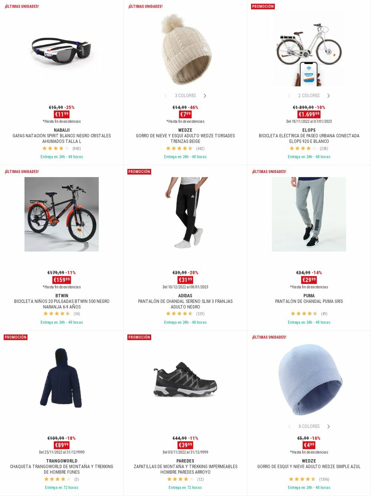 Folleto Decathlon 02.01.2023 - 09.01.2023