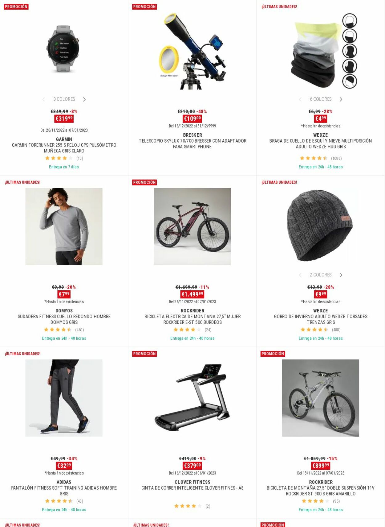 Folleto Decathlon 02.01.2023 - 09.01.2023