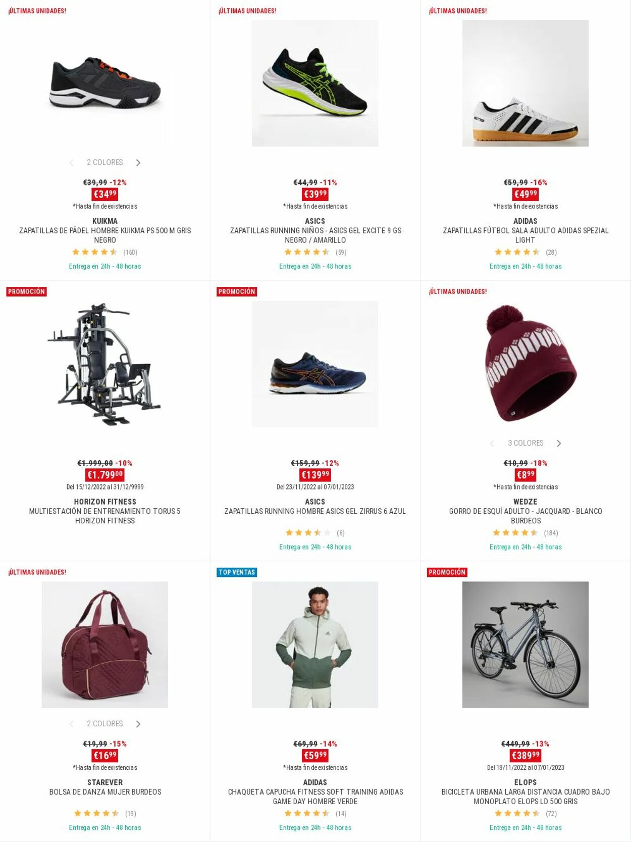 Folleto Decathlon 02.01.2023 - 09.01.2023