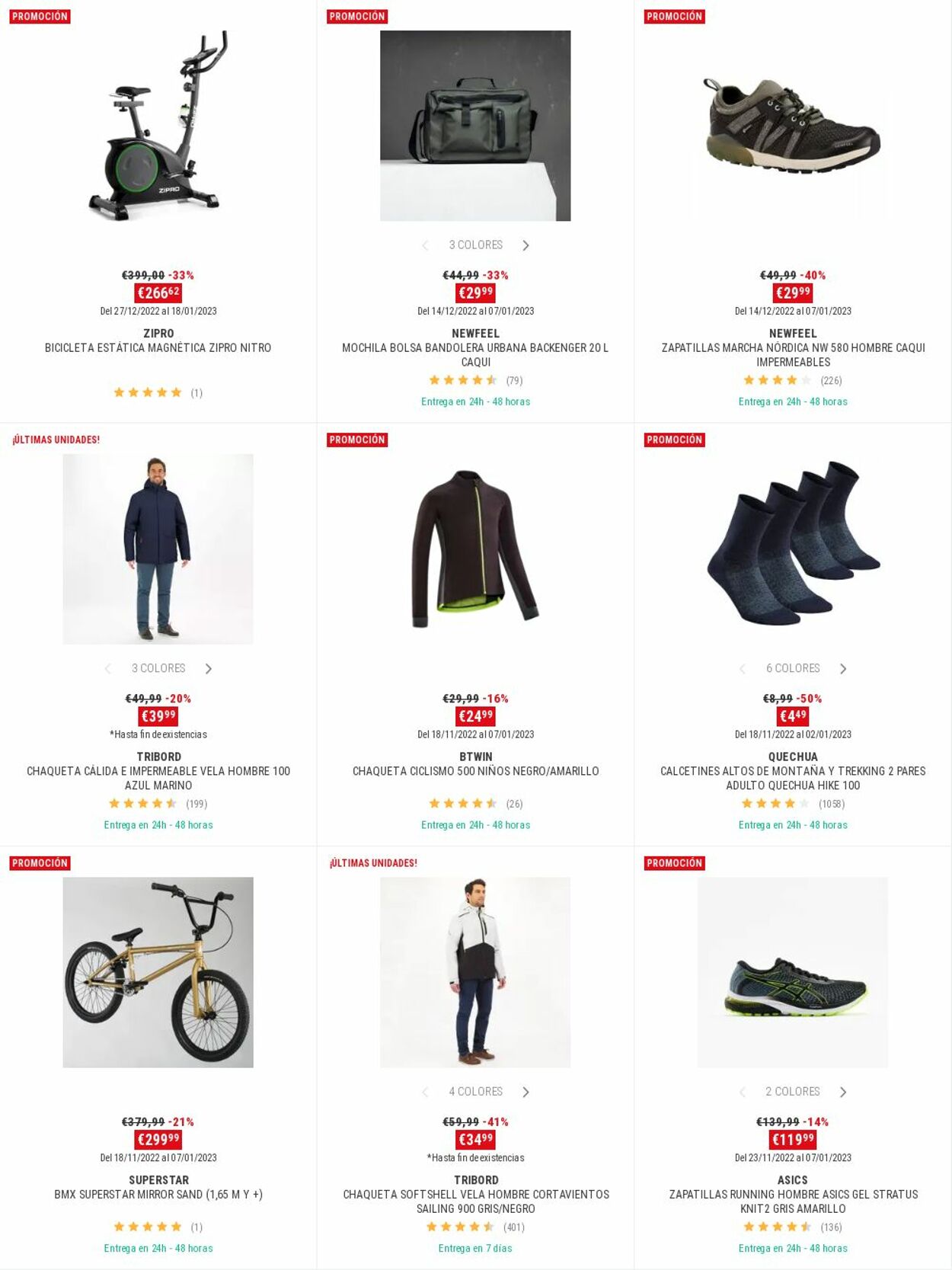 Folleto Decathlon 02.01.2023 - 09.01.2023