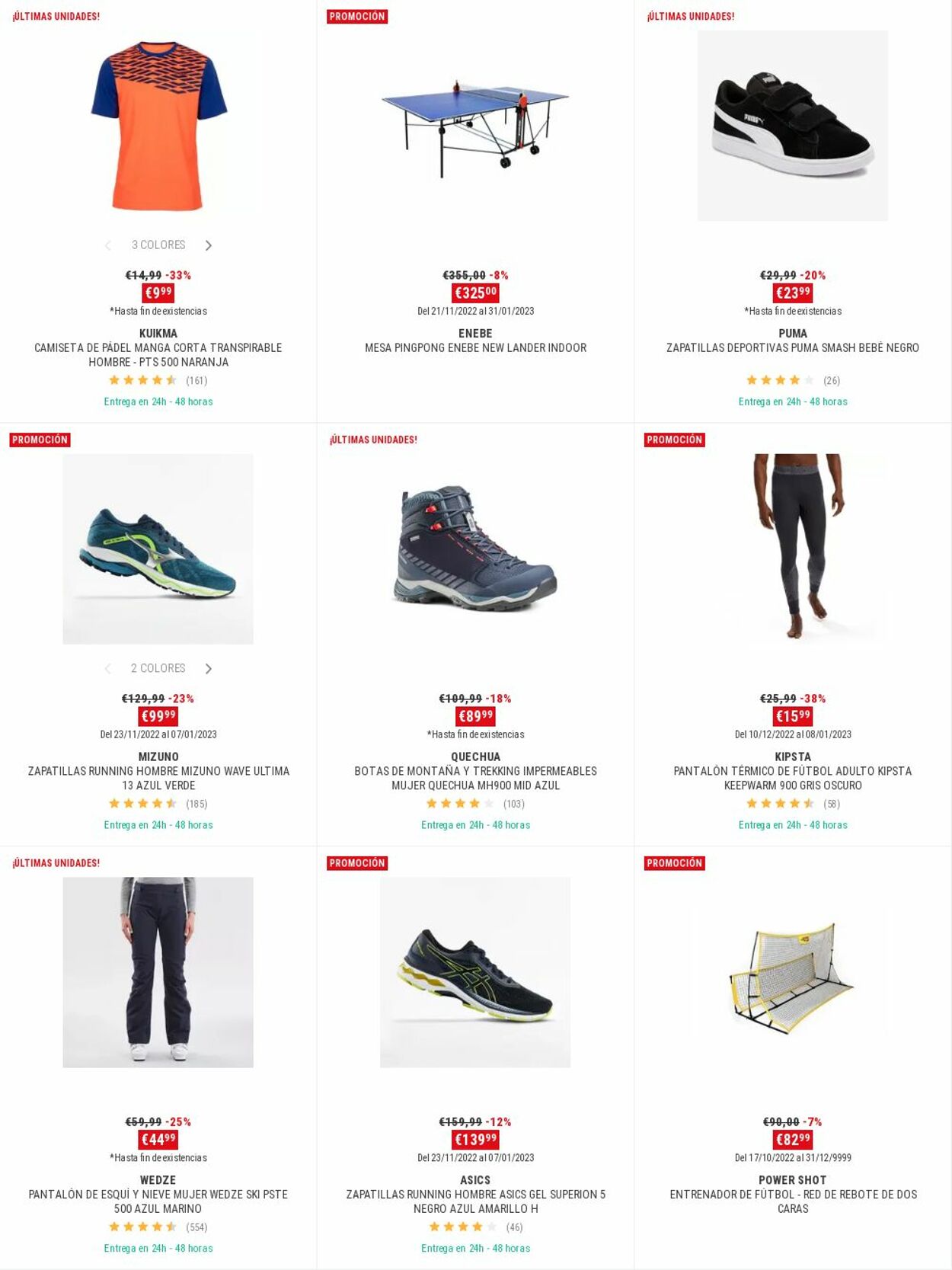 Folleto Decathlon 02.01.2023 - 09.01.2023