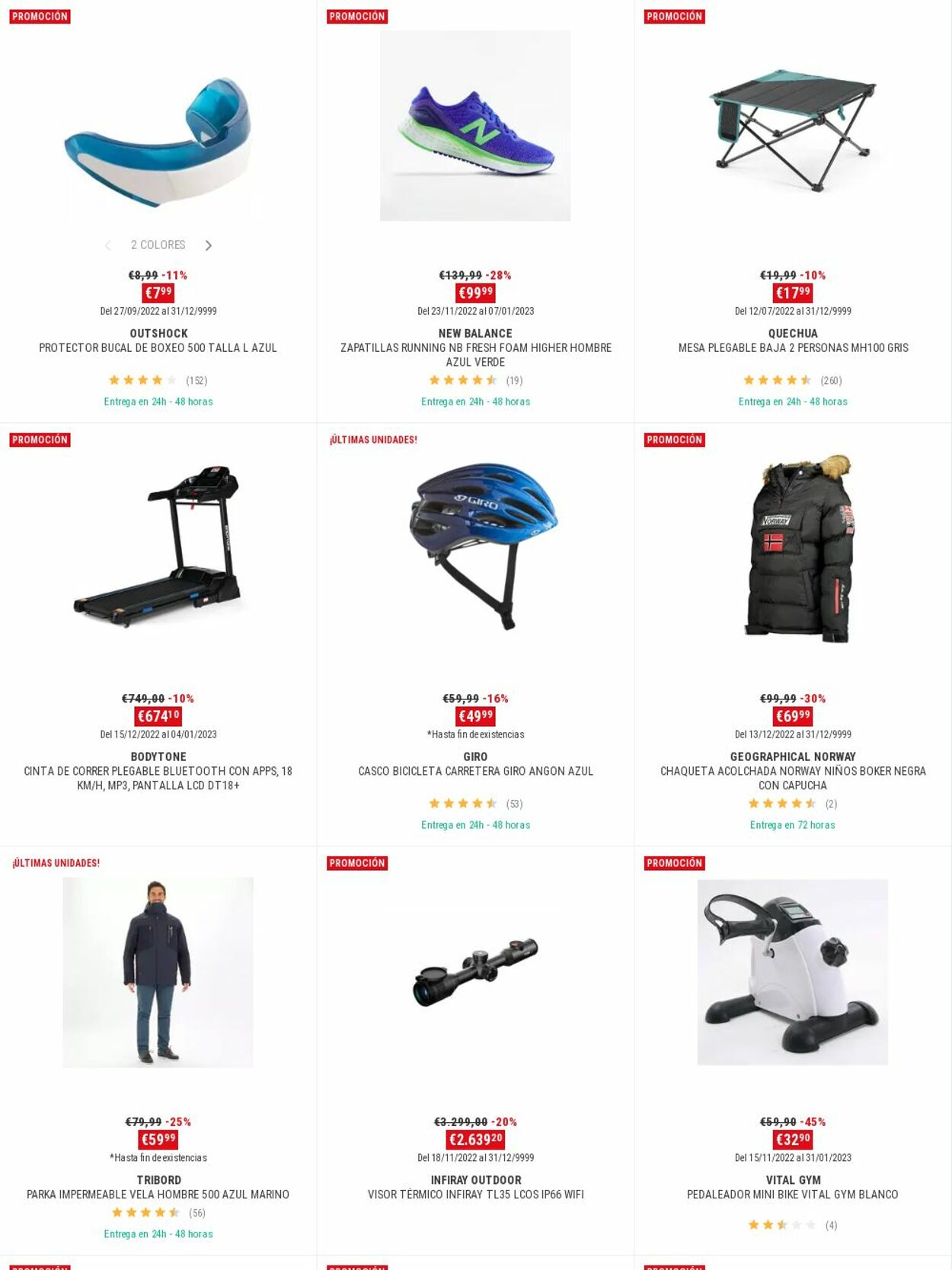 Folleto Decathlon 02.01.2023 - 09.01.2023