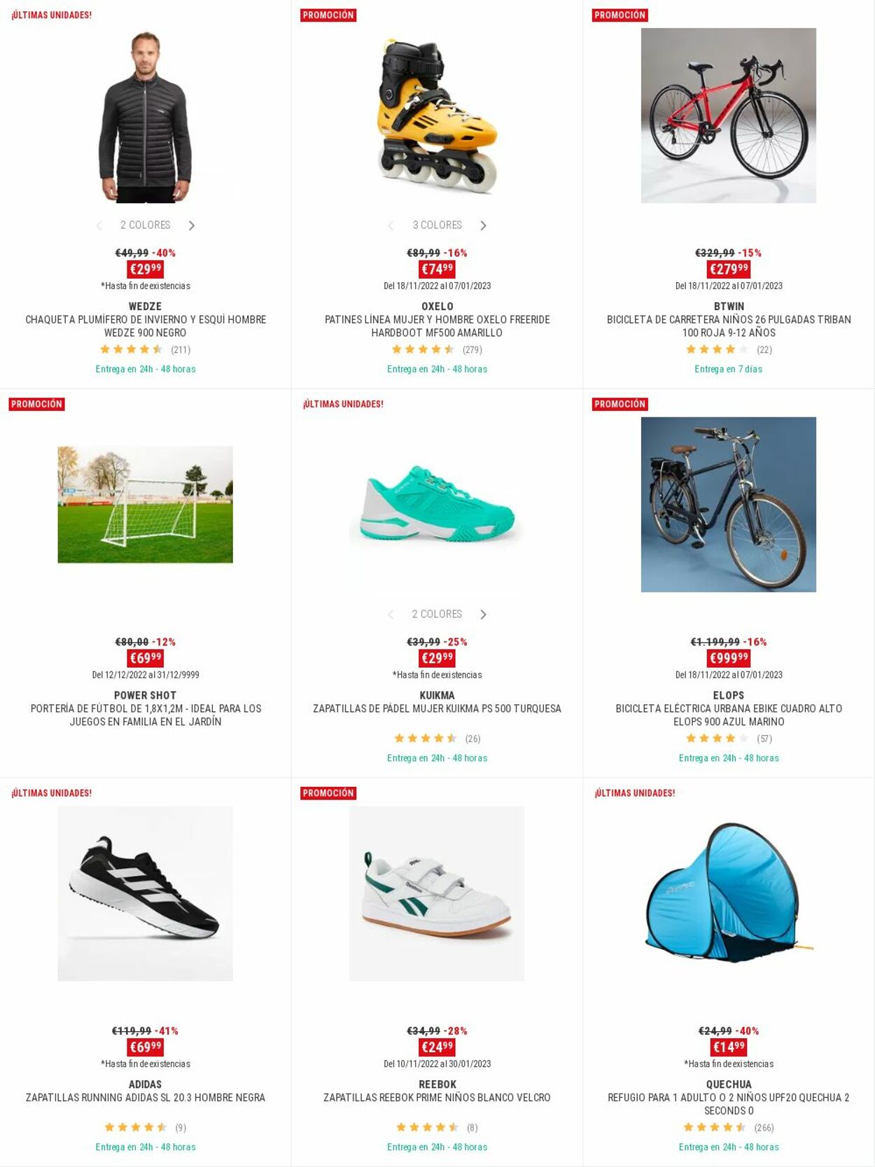 Folleto Decathlon 02.01.2023 - 09.01.2023