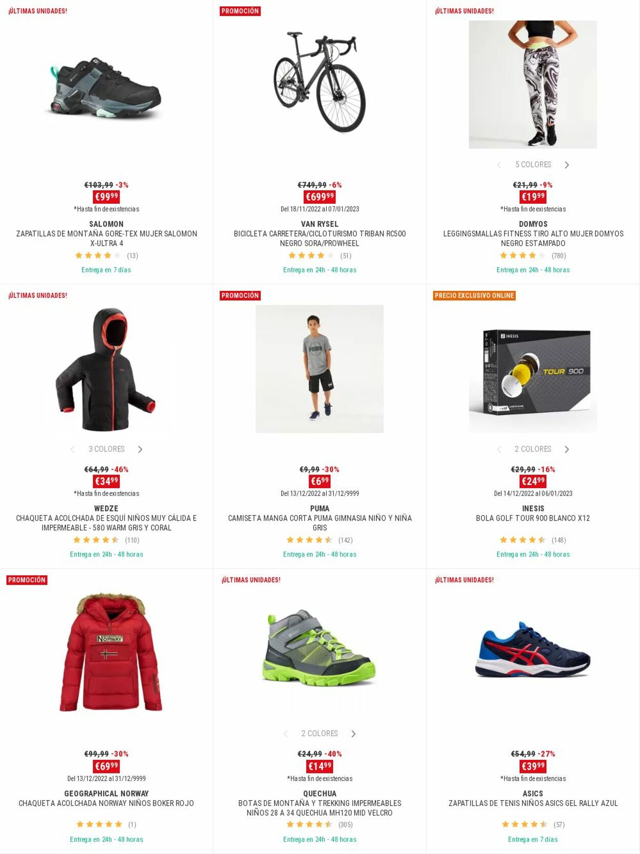 Folleto Decathlon 02.01.2023 - 09.01.2023