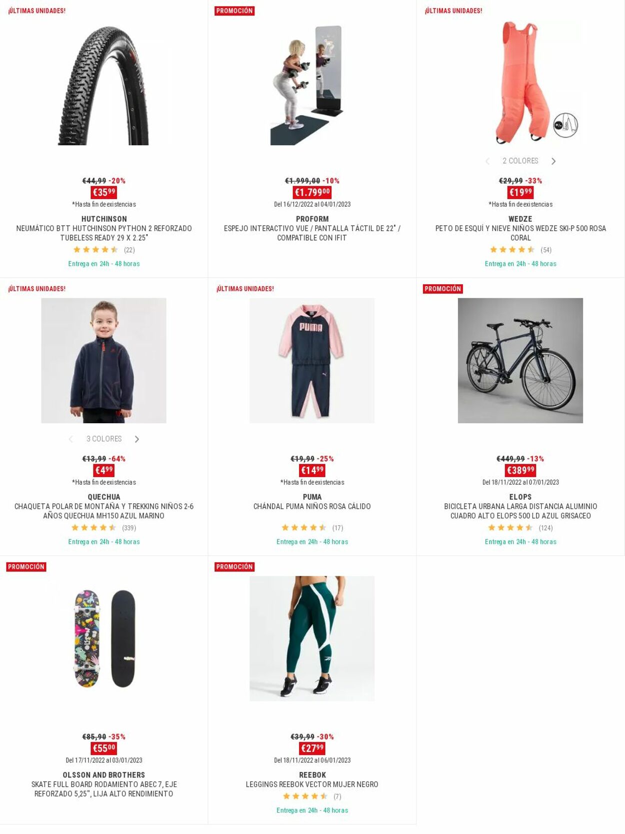 Folleto Decathlon 02.01.2023 - 09.01.2023