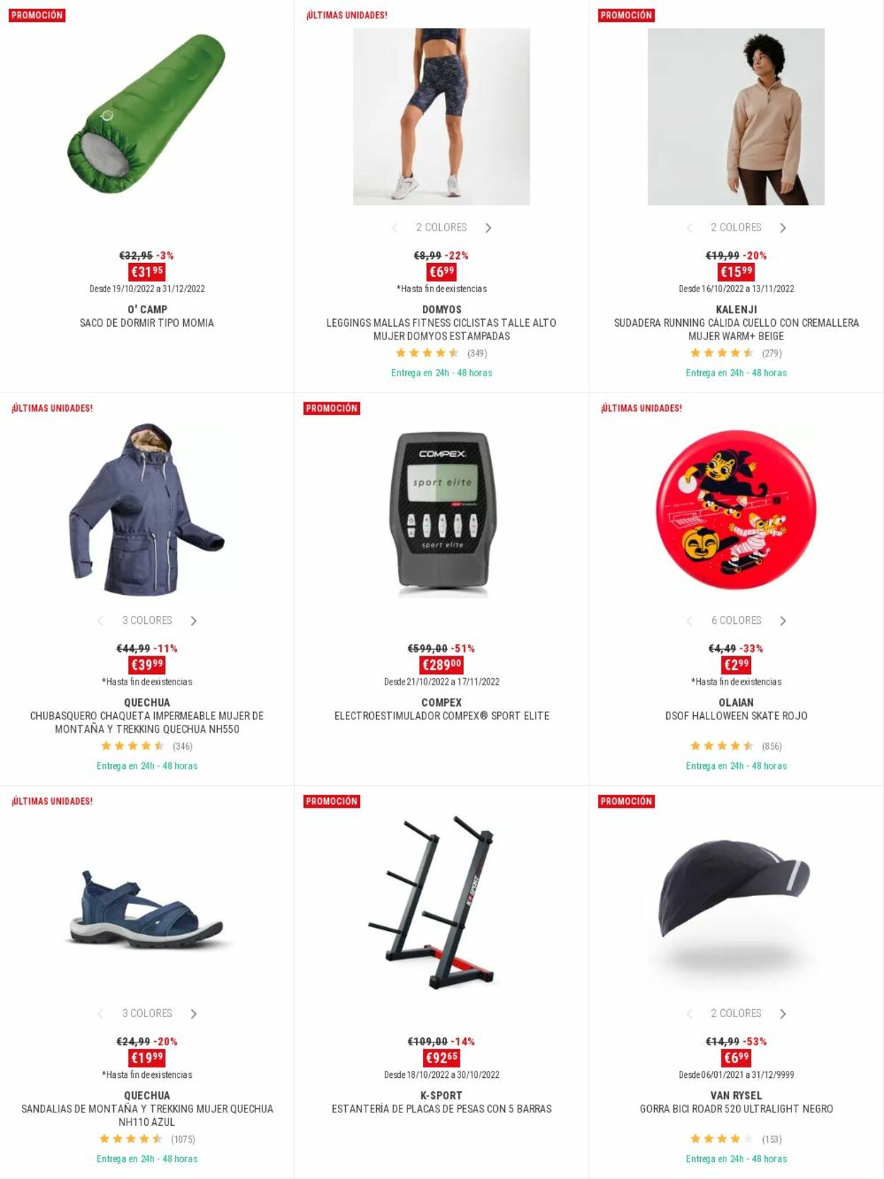 Folleto Decathlon 31.10.2022 - 14.11.2022