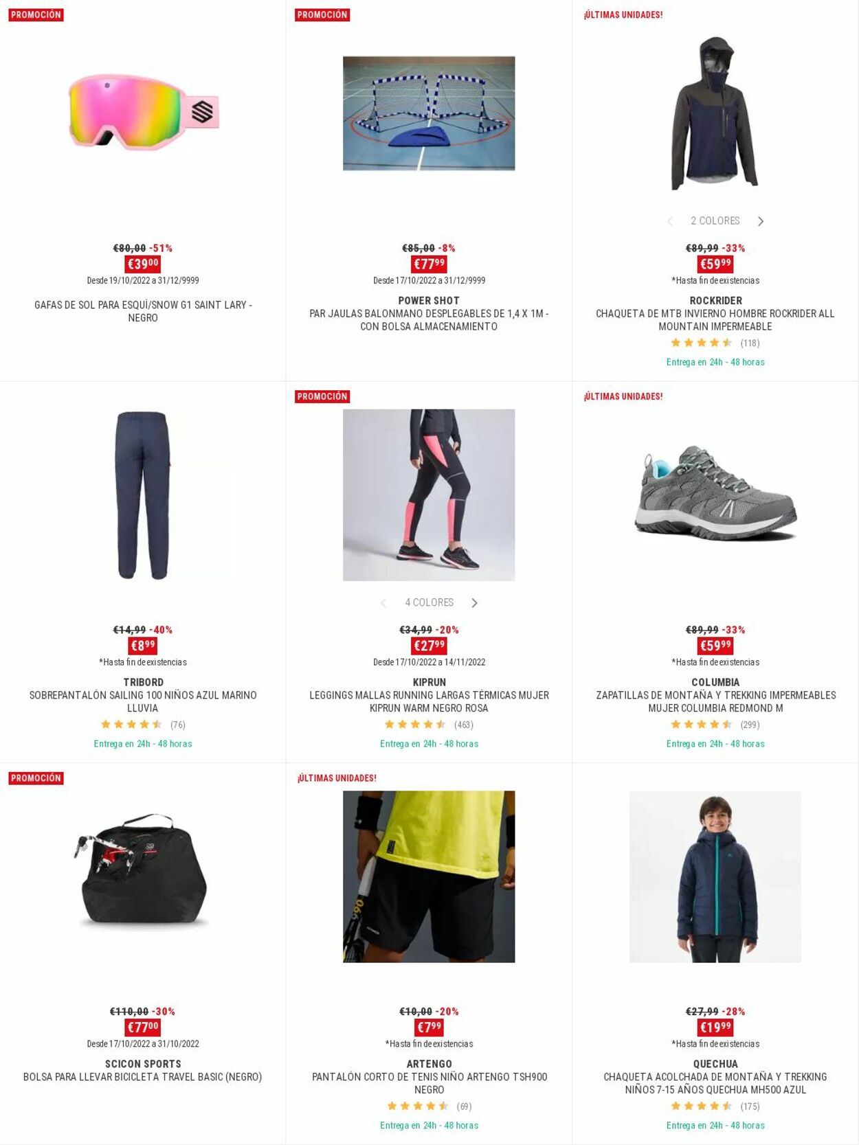 Folleto Decathlon 31.10.2022 - 14.11.2022