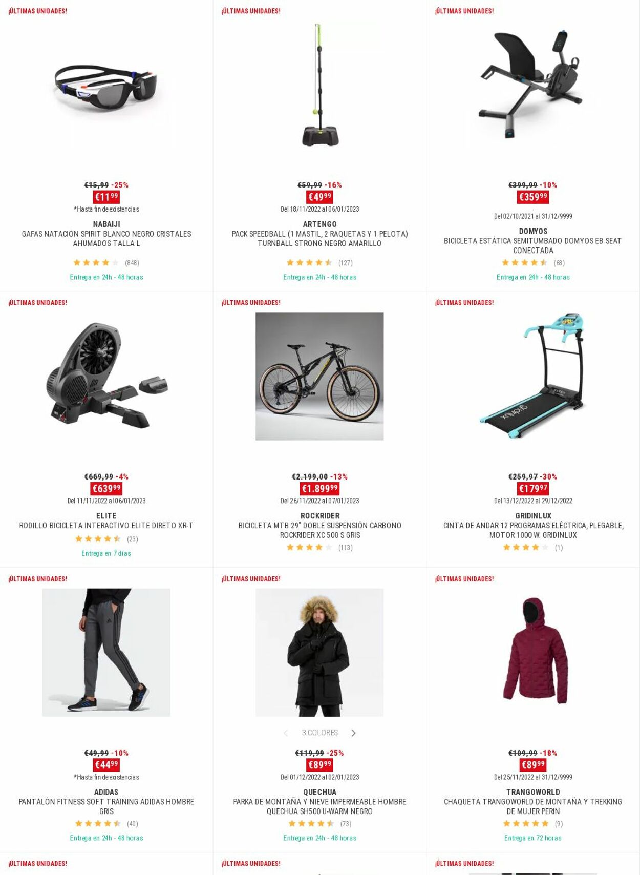 Folleto Decathlon 19.12.2022 - 28.12.2022