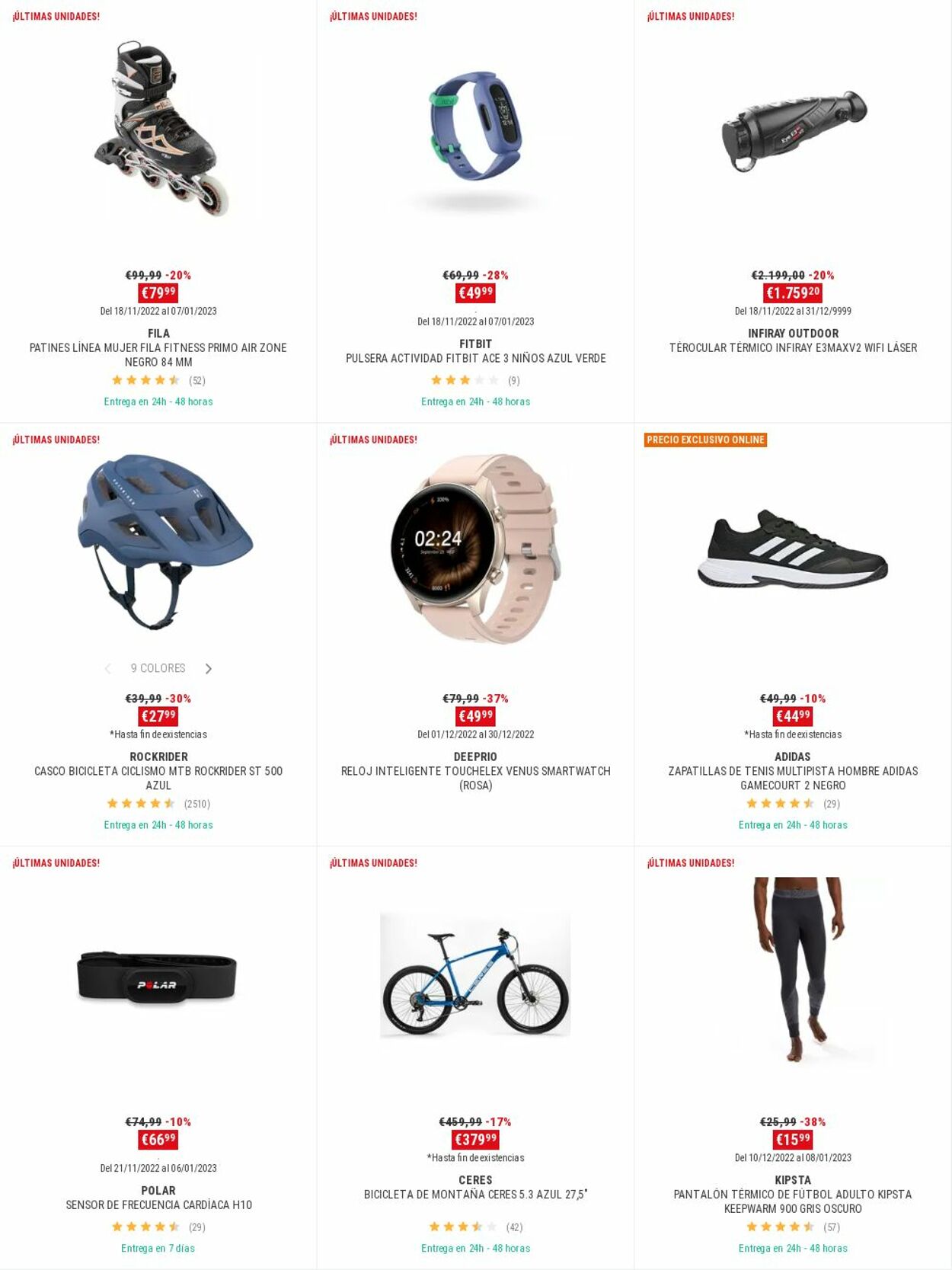 Folleto Decathlon 19.12.2022 - 28.12.2022