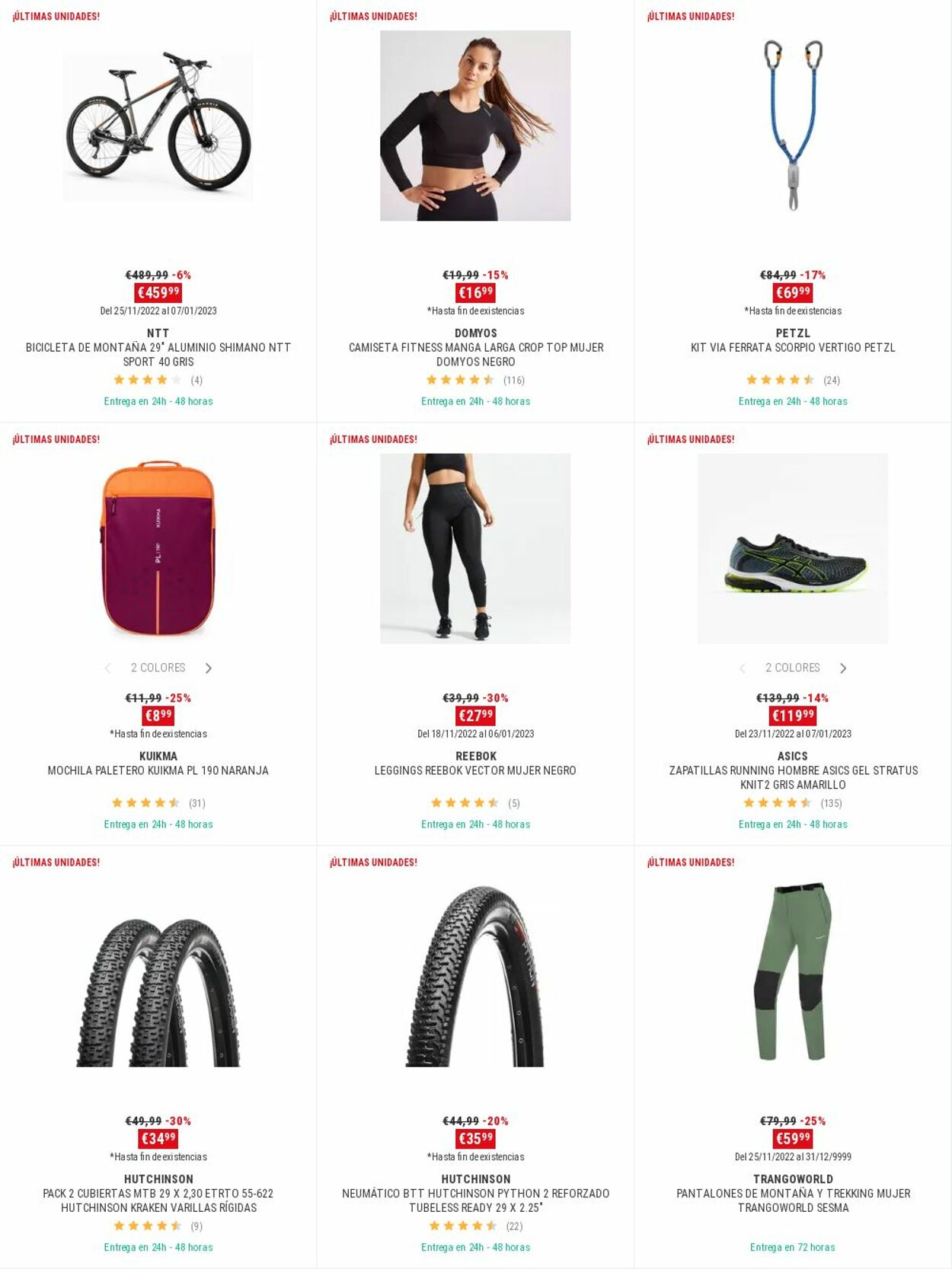 Folleto Decathlon 19.12.2022 - 28.12.2022