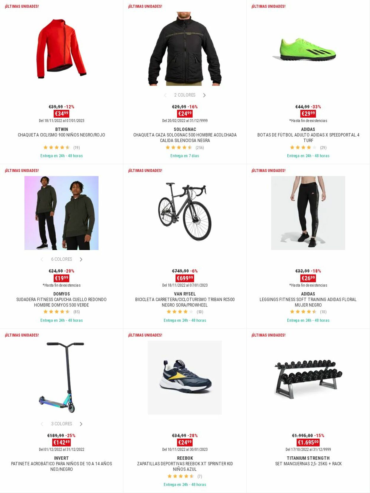 Folleto Decathlon 19.12.2022 - 28.12.2022