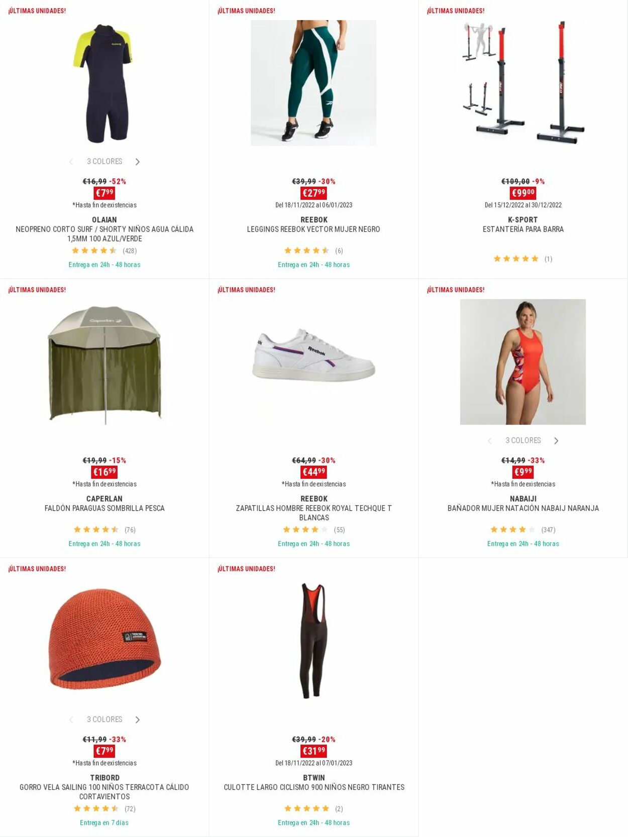 Folleto Decathlon 19.12.2022 - 28.12.2022