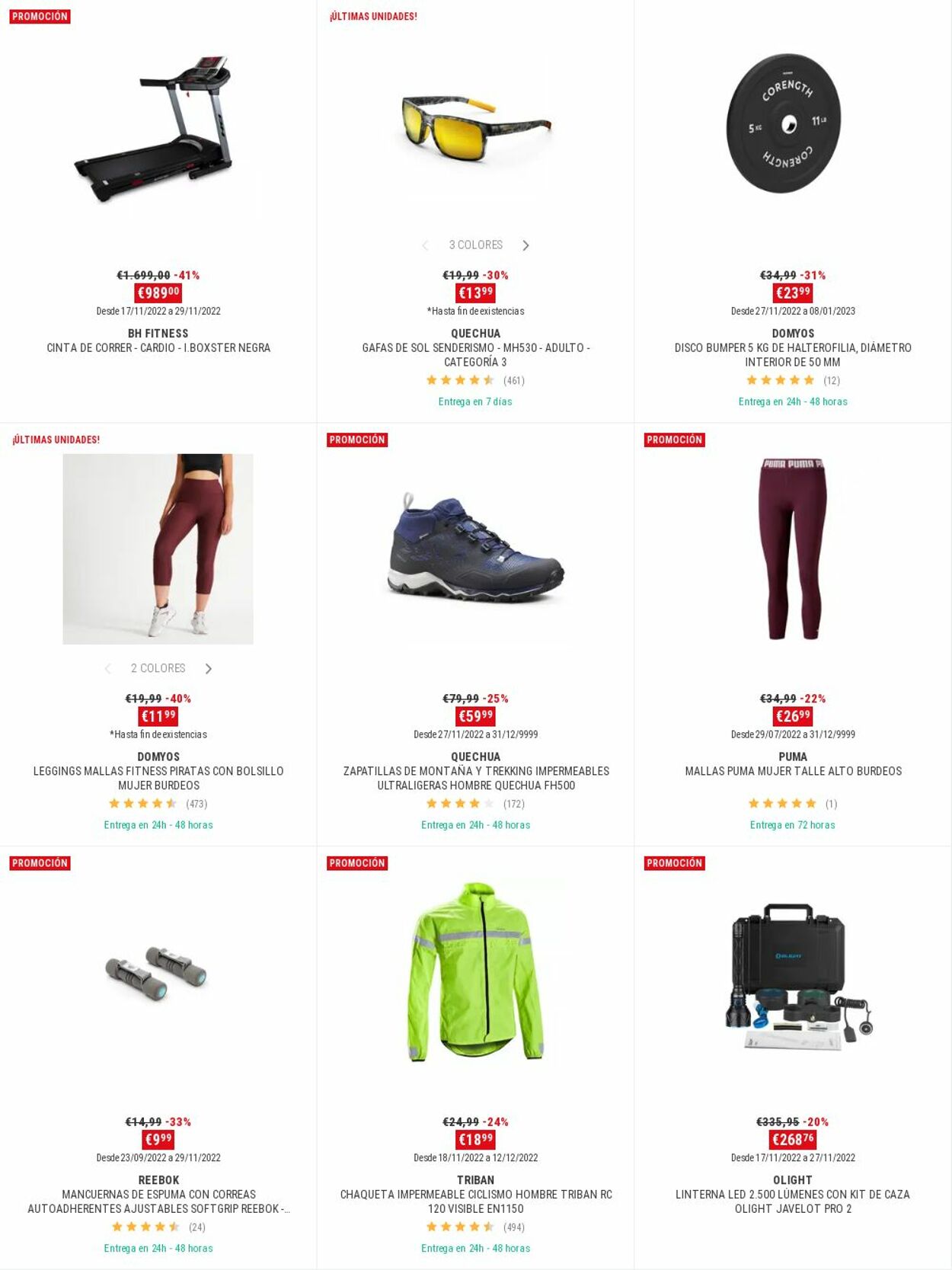 Folleto Decathlon 28.11.2022 - 12.12.2022