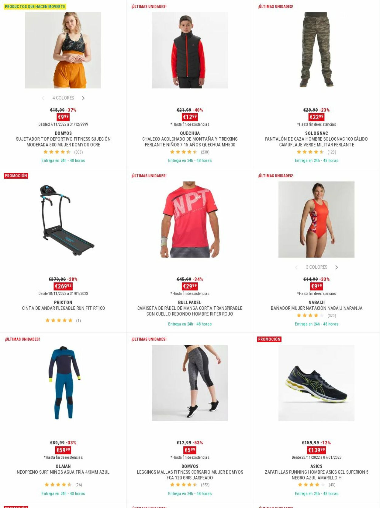 Folleto Decathlon 28.11.2022 - 12.12.2022