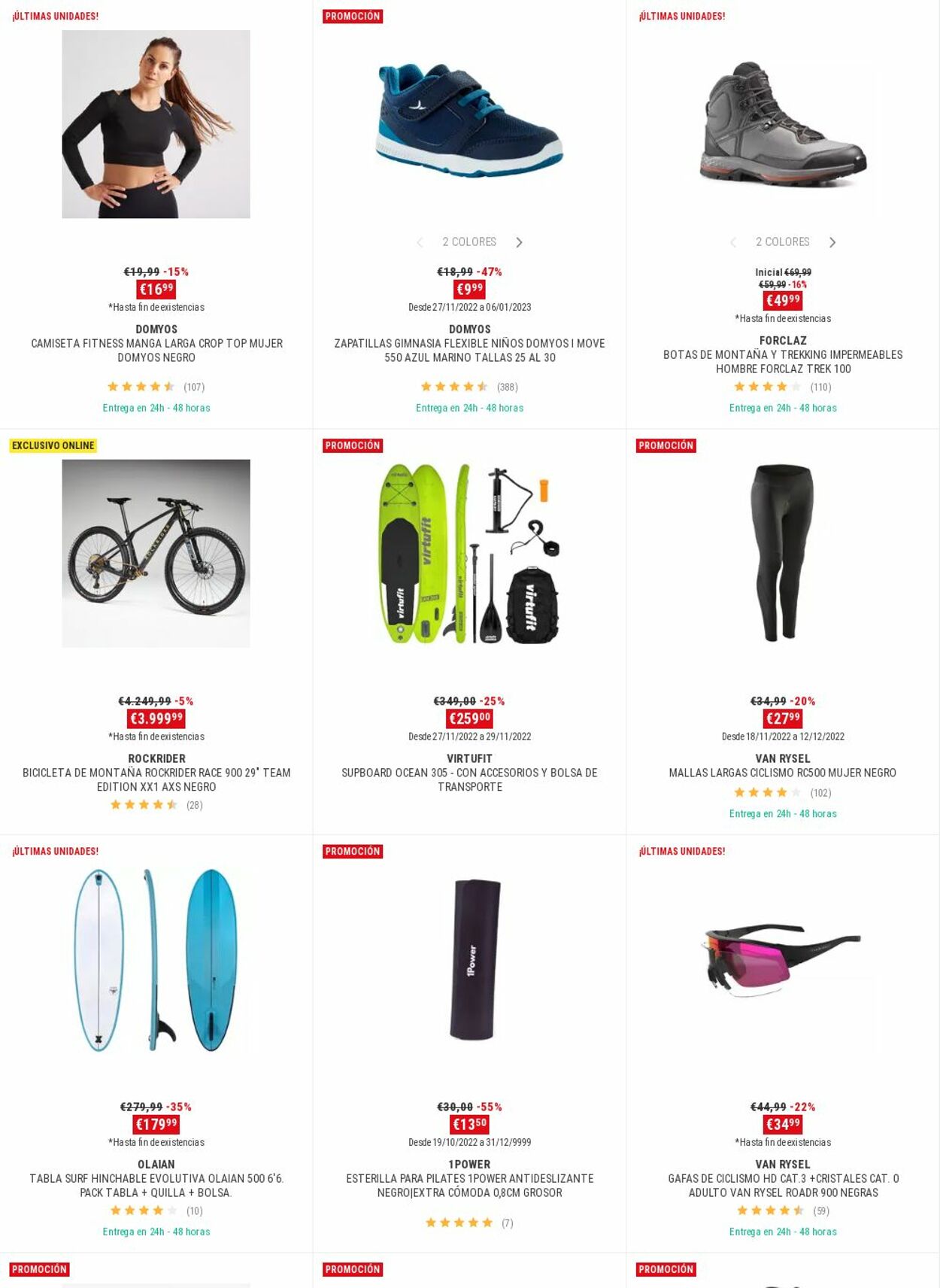 Folleto Decathlon 28.11.2022 - 12.12.2022