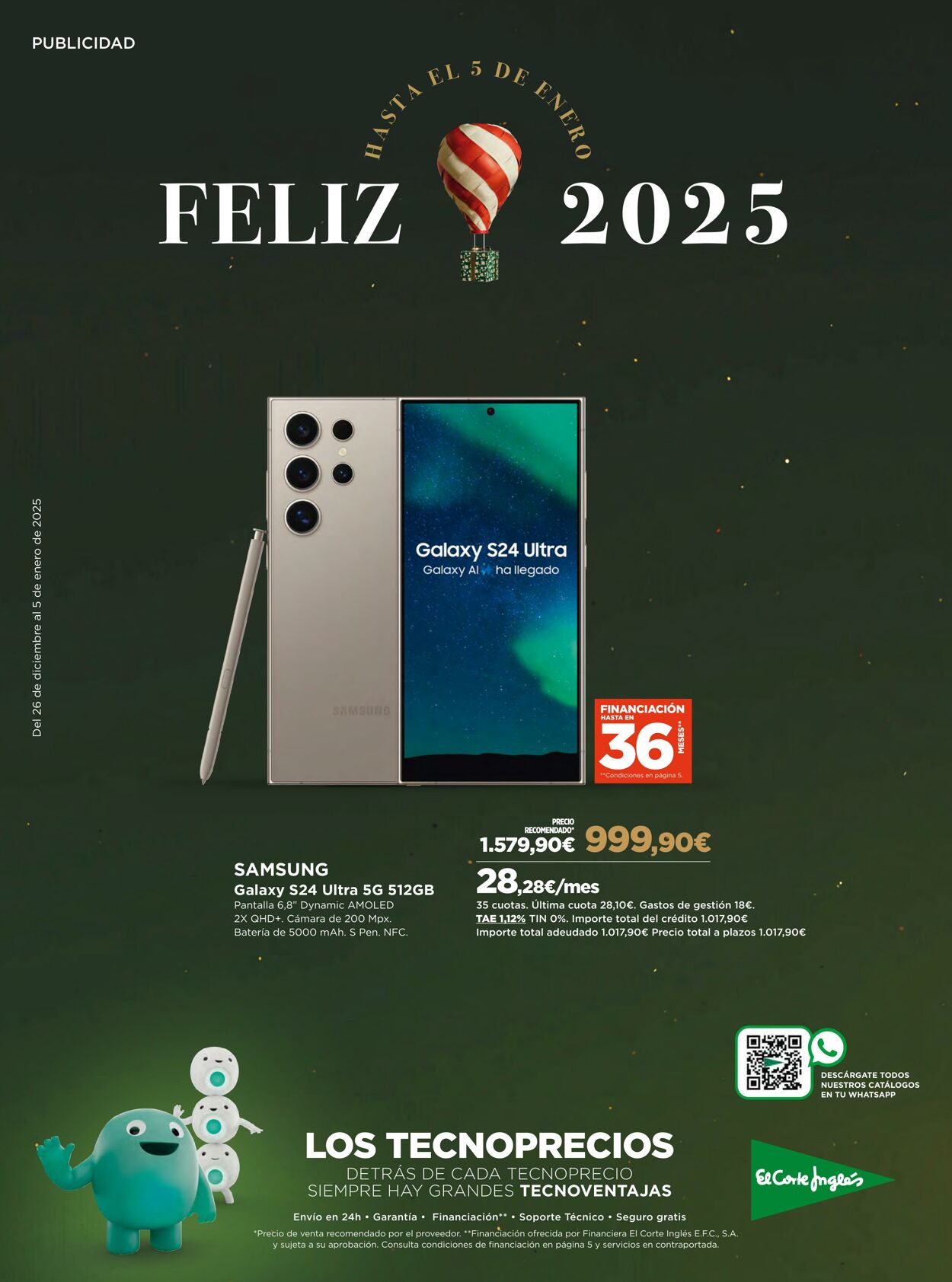 Folleto El Corte Inglés 26.12.2024 - 05.01.2025