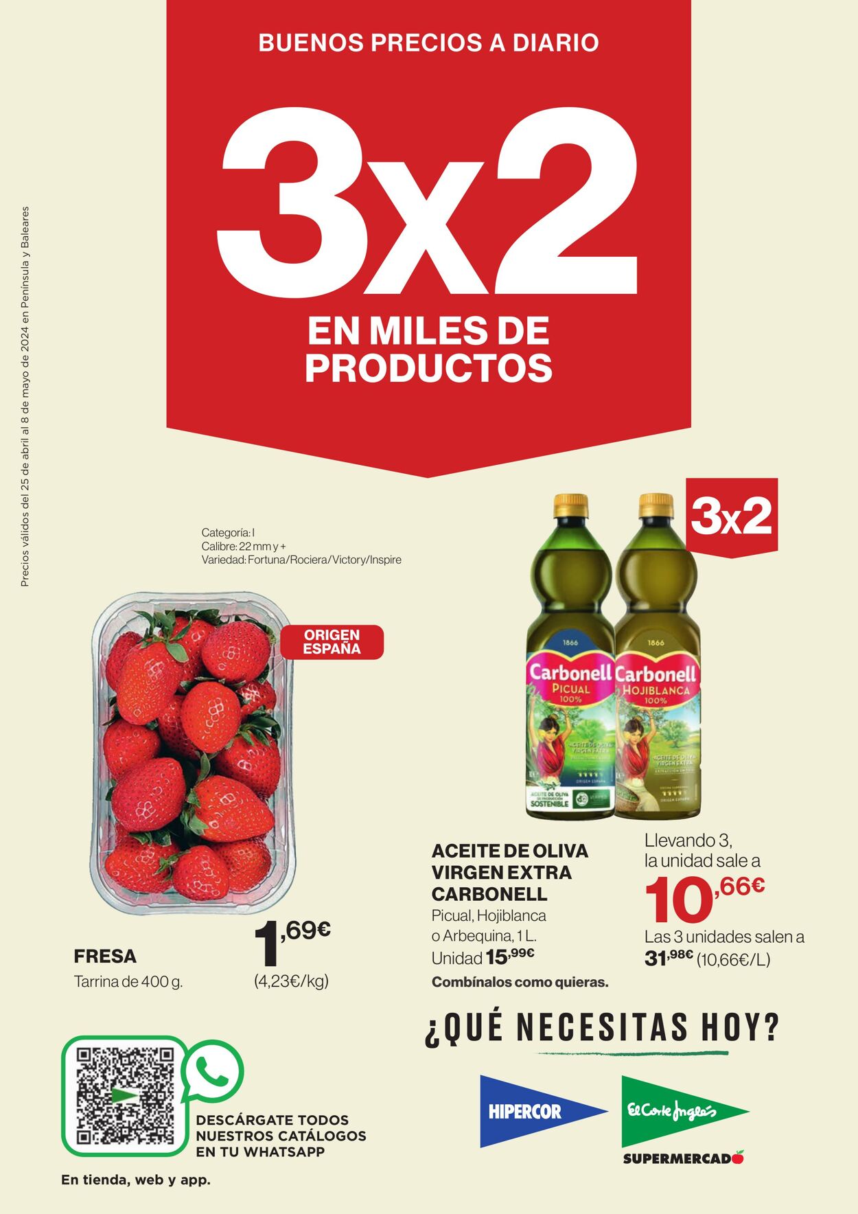 Folleto El Corte Inglés - Supermercado 25 abr., 2024 - 8 may., 2024