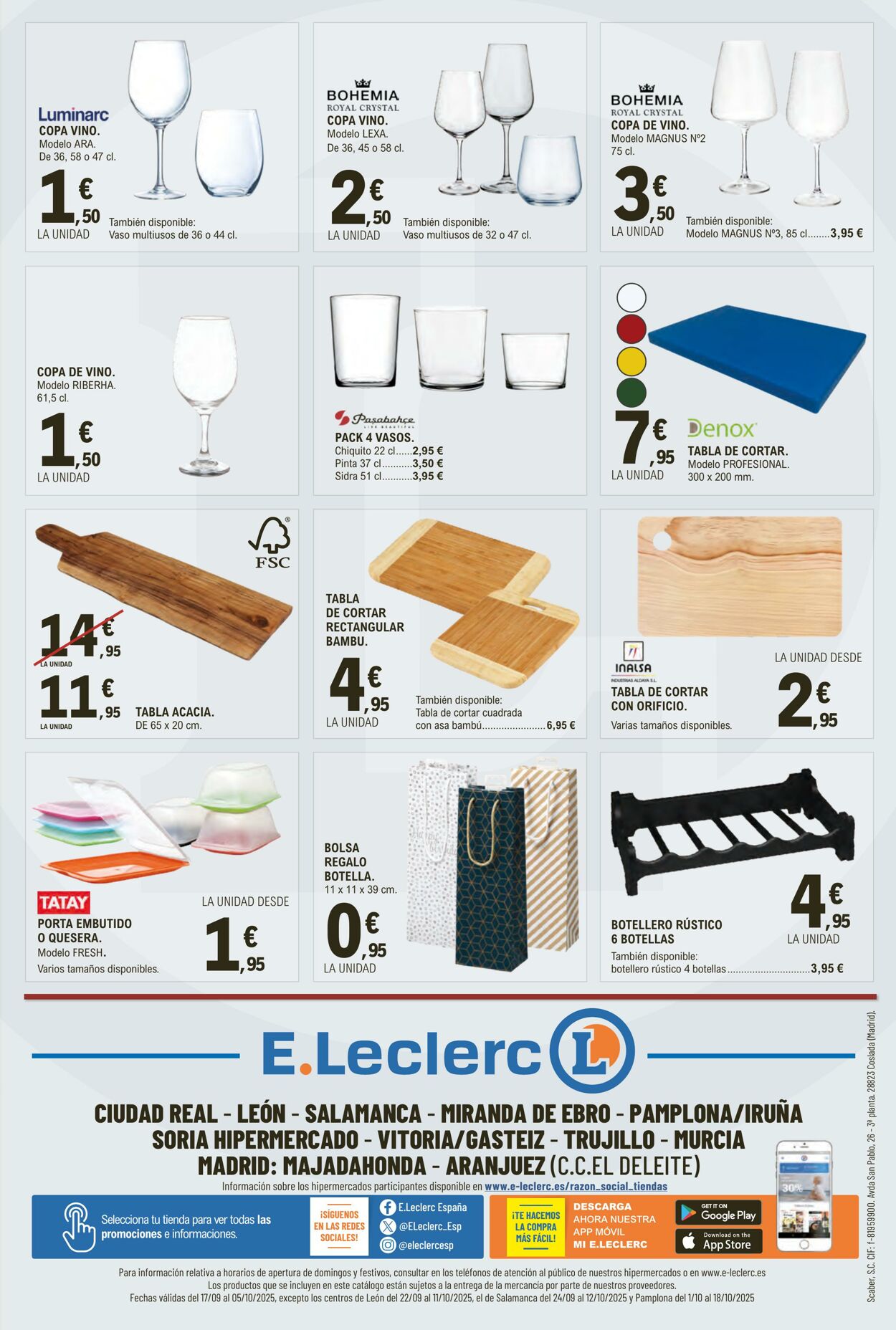 Folleto E.Leclerc 17.09.2025 - 05.10.2025
