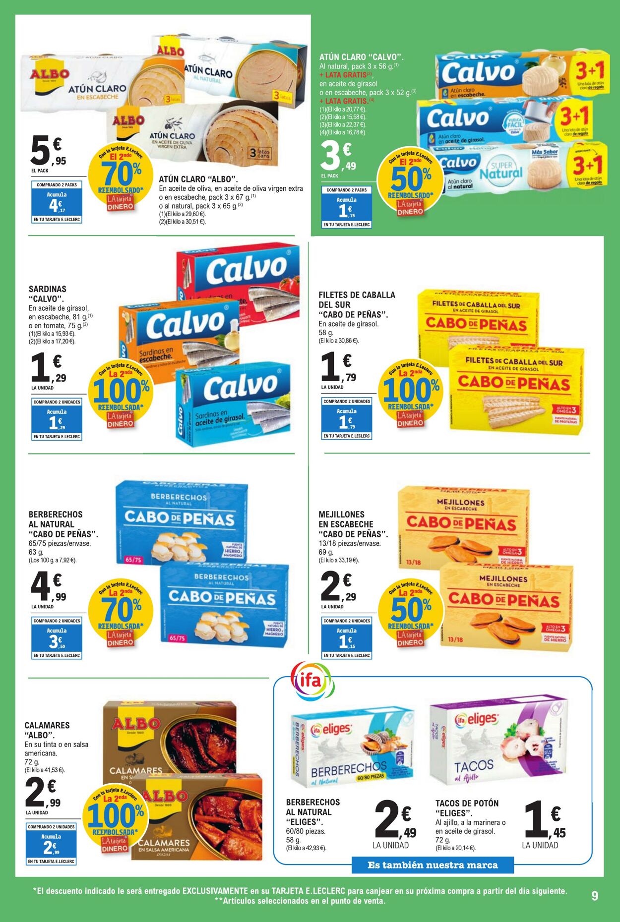 Folleto E.Leclerc 13.08.2025 - 24.08.2025