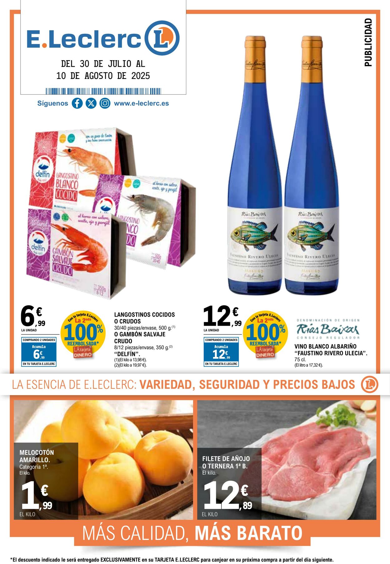 Folleto E.Leclerc 30.07.2025 - 10.08.2025