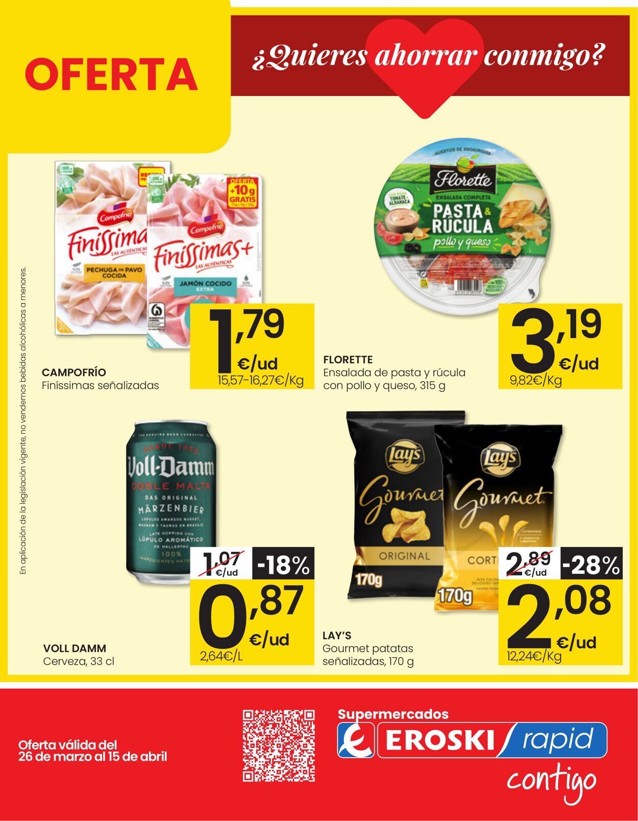 Folleto Eroski 26.03.2026 - 14.04.2026