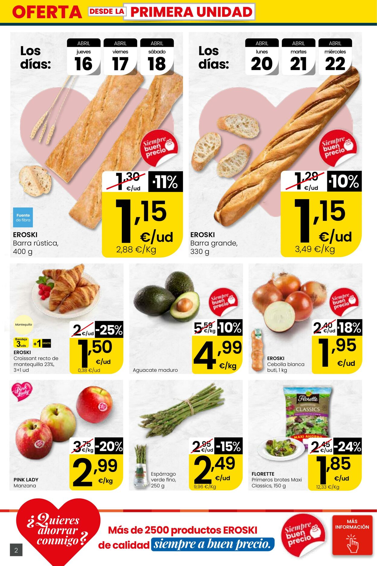 Folleto Eroski 16.04.2026 - 29.04.2026